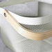 Storage Basket with Wooden Handle - 25x25x17 cm-Bathroom Storage-thumbnail-2