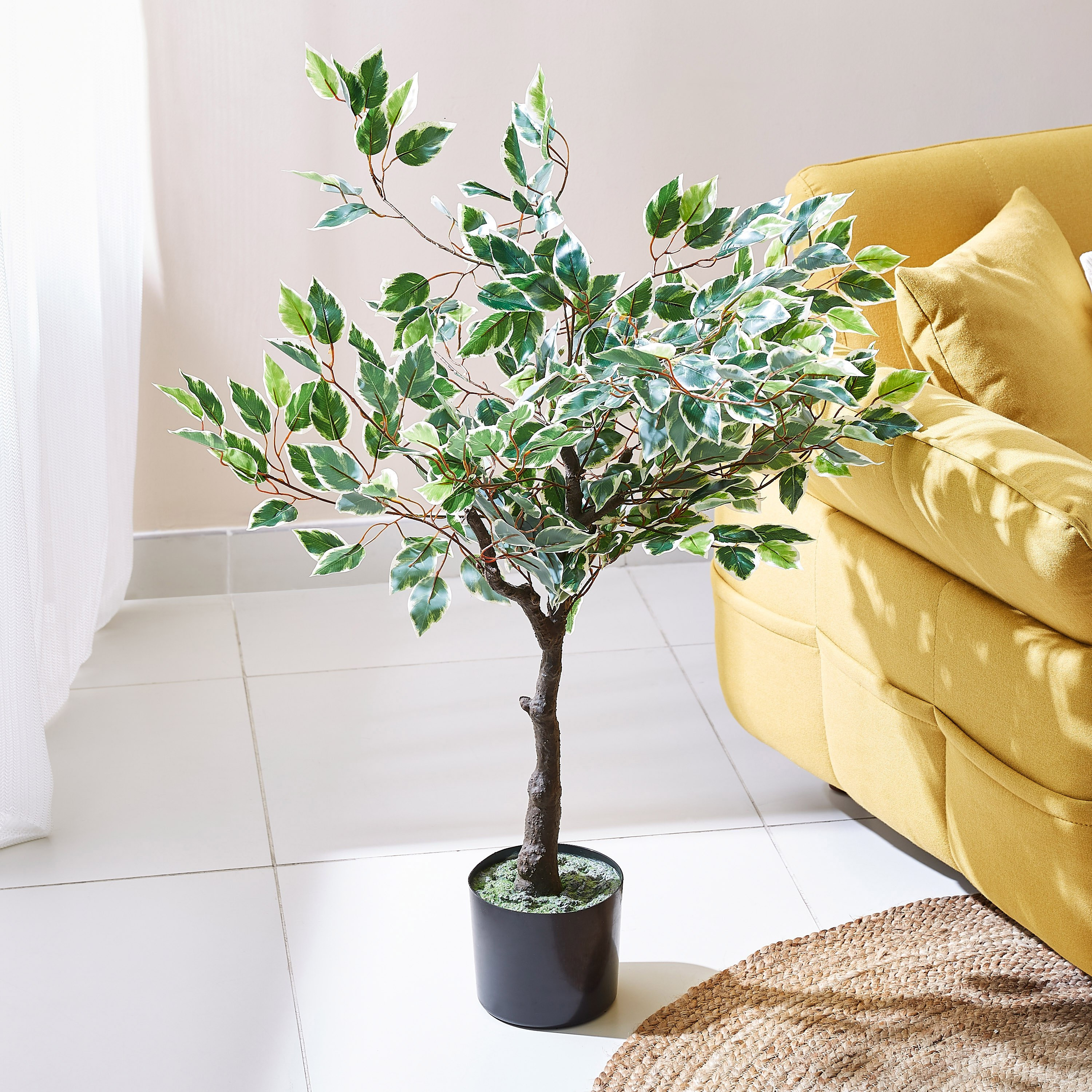 شجرة تين صناعيّة من تيودورا - 115 سم-hbxdecorandfurnishings-homeaccessories-artificialflowersandplants-image-1