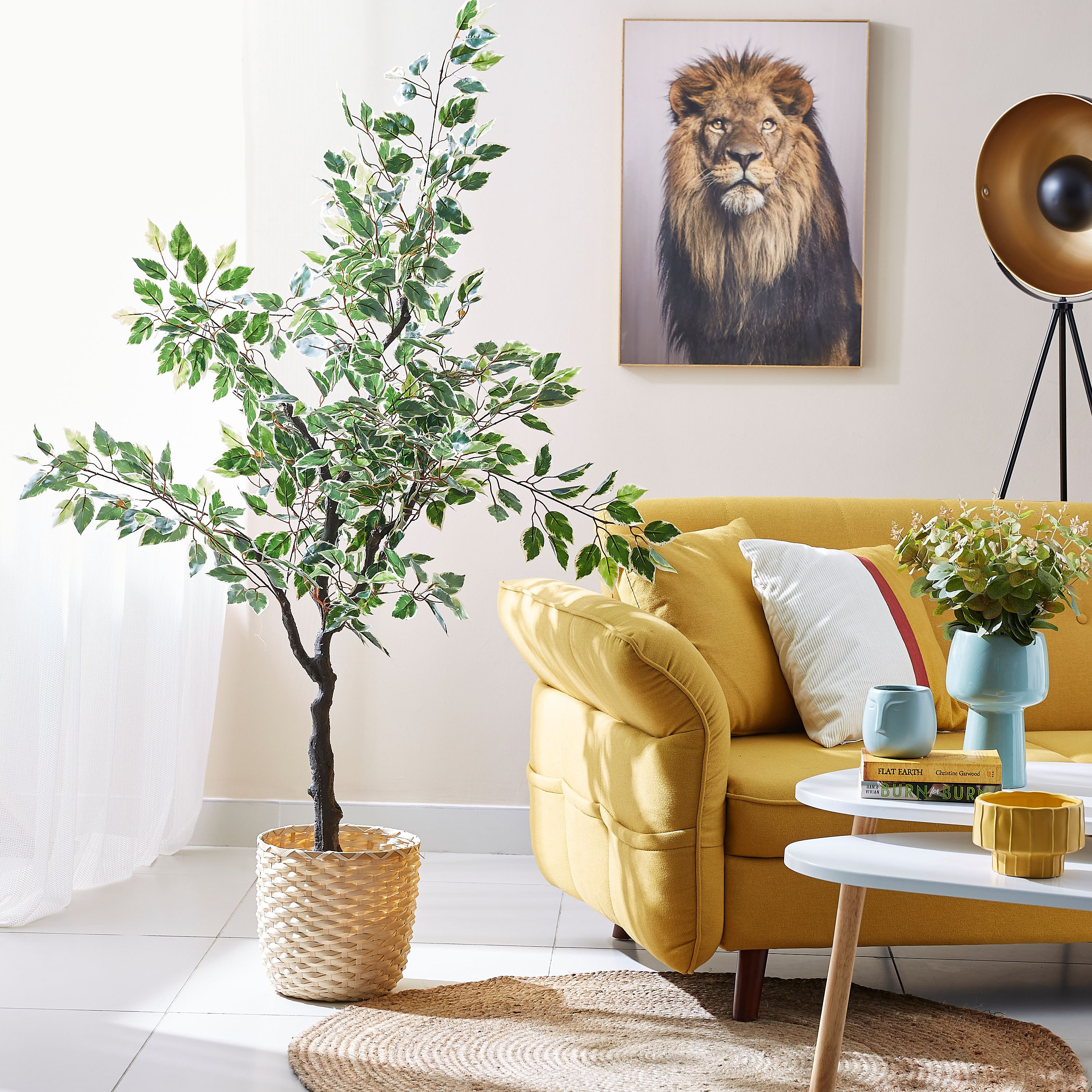 شجرة تين صناعيّة من تيودورا - 160 سم-hbxdecorandfurnishings-homeaccessories-artificialflowersandplants-image-4