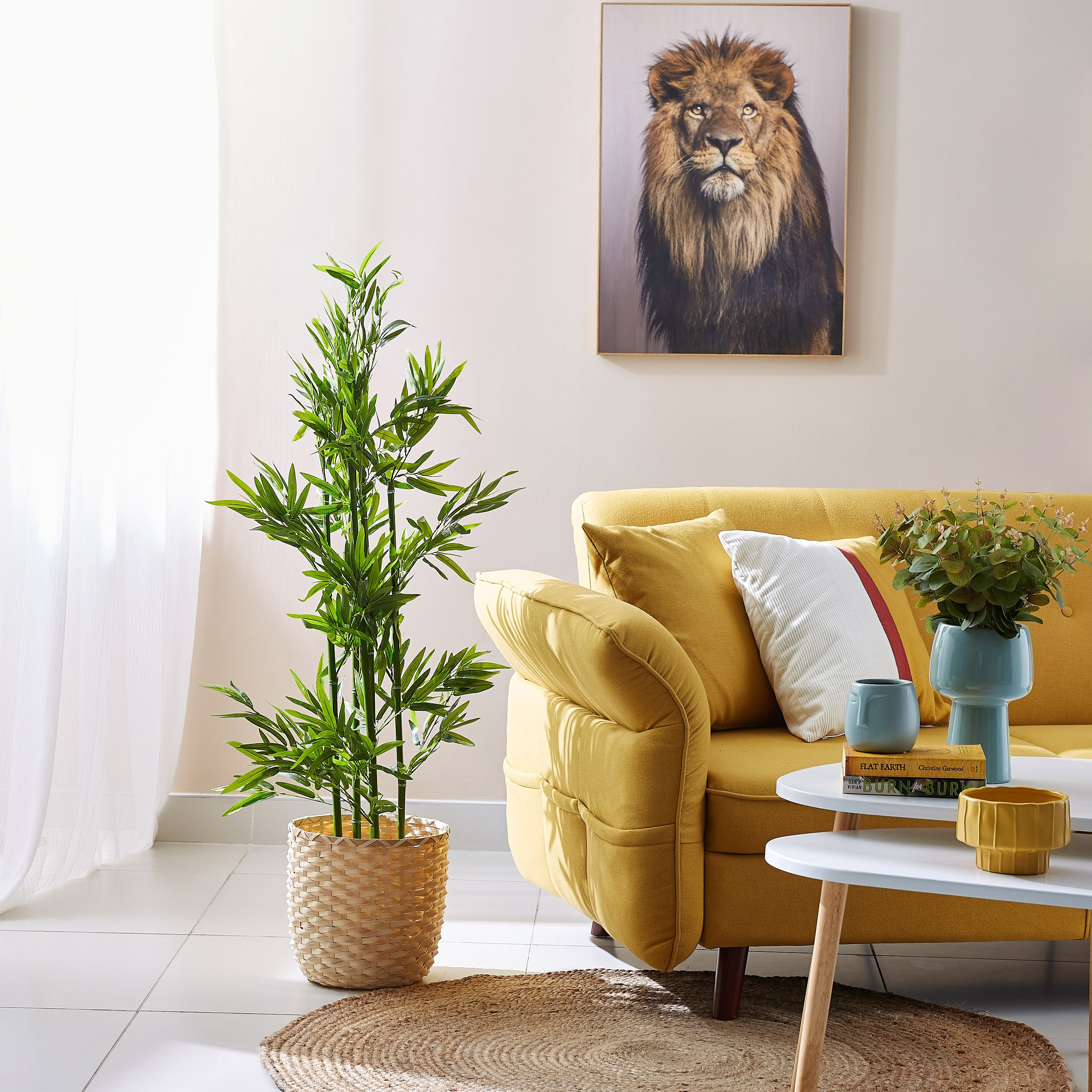 Teodora Artificial Bamboo Tree - 120 cm-hbxdecorandfurnishings-homeaccessories-artificialflowersandplants-image-4