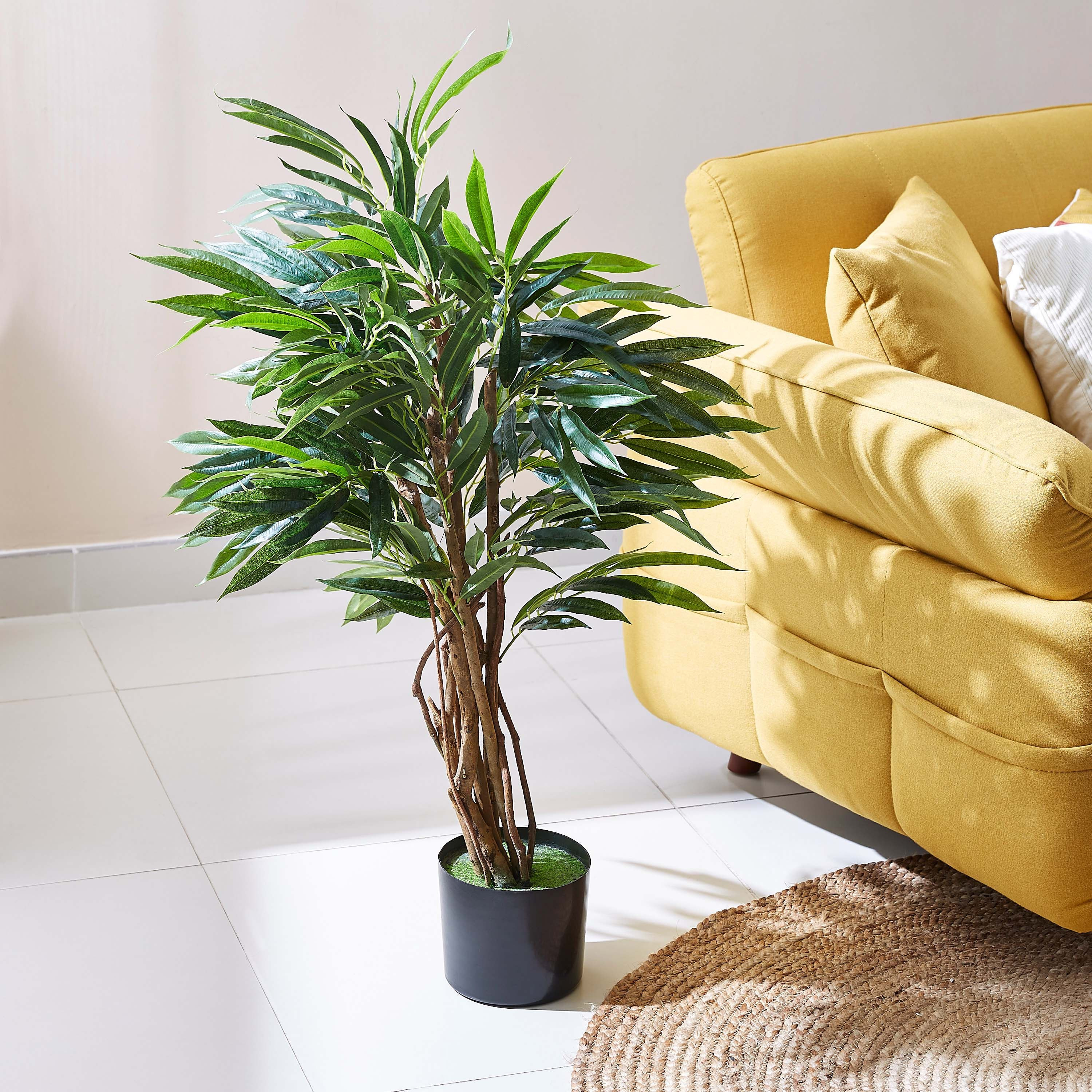 شجرة صفصاف سيلك ذهبي من تيودورا - 100 سم-hbxdecorandfurnishings-homeaccessories-artificialflowersandplants-image-1