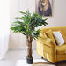 Teodora 6-Trunks Golden Silk Willow Tree - 120  cm-Artificial Flowers and Plants-thumbnail-0