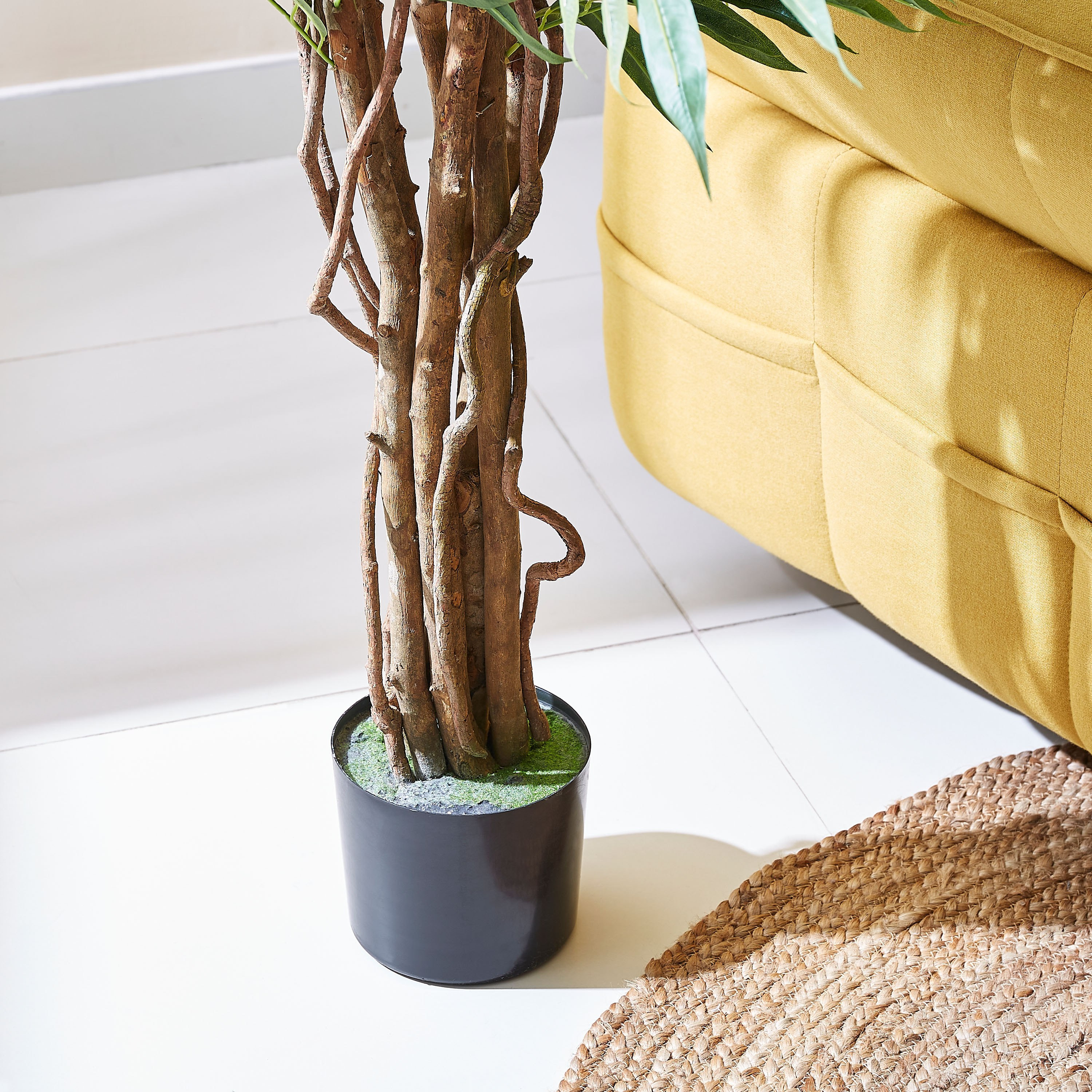 Teodora 6-Trunks Golden Silk Willow Tree - 120  cm-hbxdecorandfurnishings-homeaccessories-artificialflowersandplants-image-3