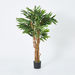 Teodora 6-Trunks Golden Silk Willow Tree - 120  cm-Artificial Flowers and Plants-thumbnail-4