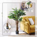 Teodora 6-Trunks Golden Silk Willow Tree - 120  cm-Artificial Flowers and Plants-thumbnailMobile-6