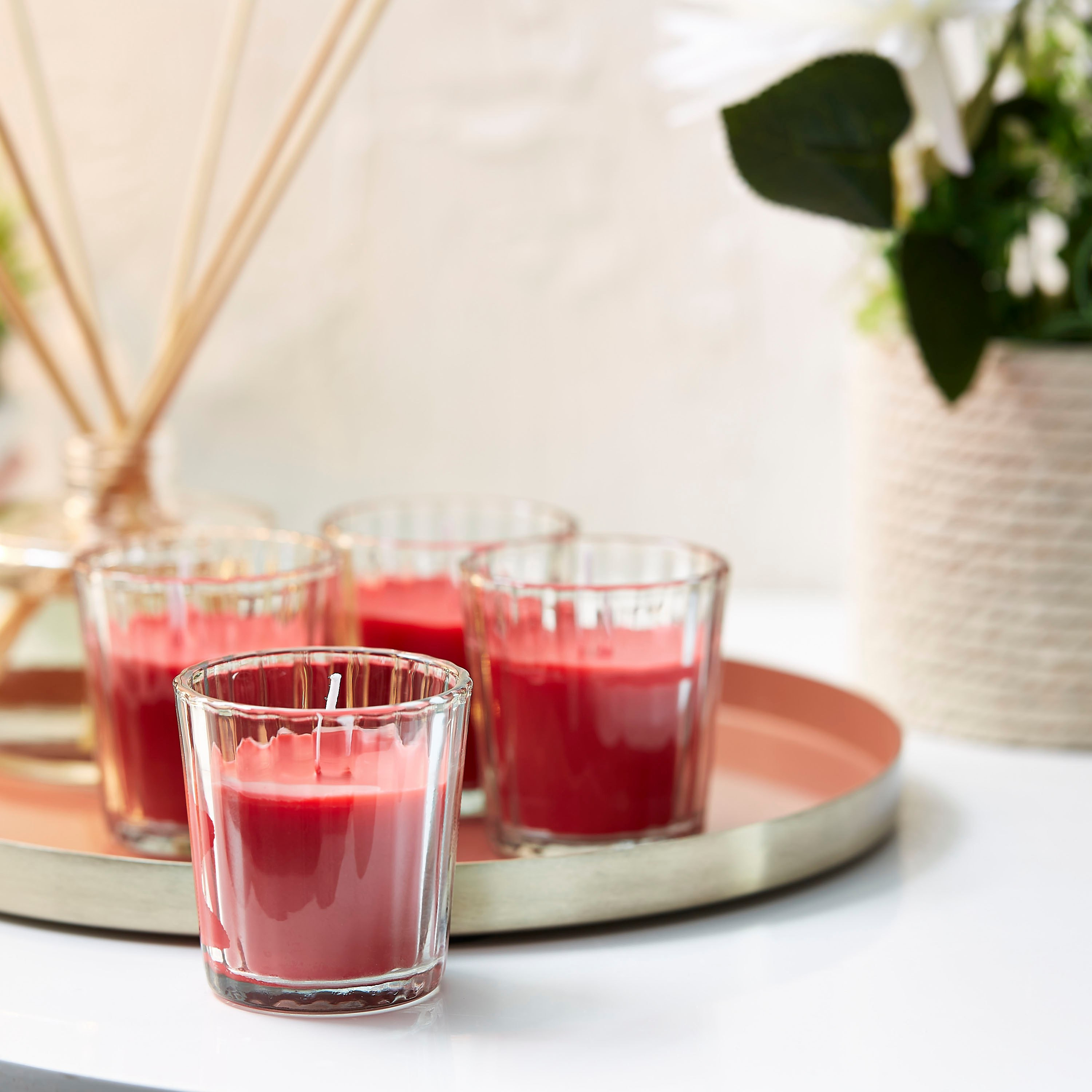 Mia 4-Piece Strawberry Candle Set - 560 gms-hbxhomeware-hbxdecorandfurnishings-image-3