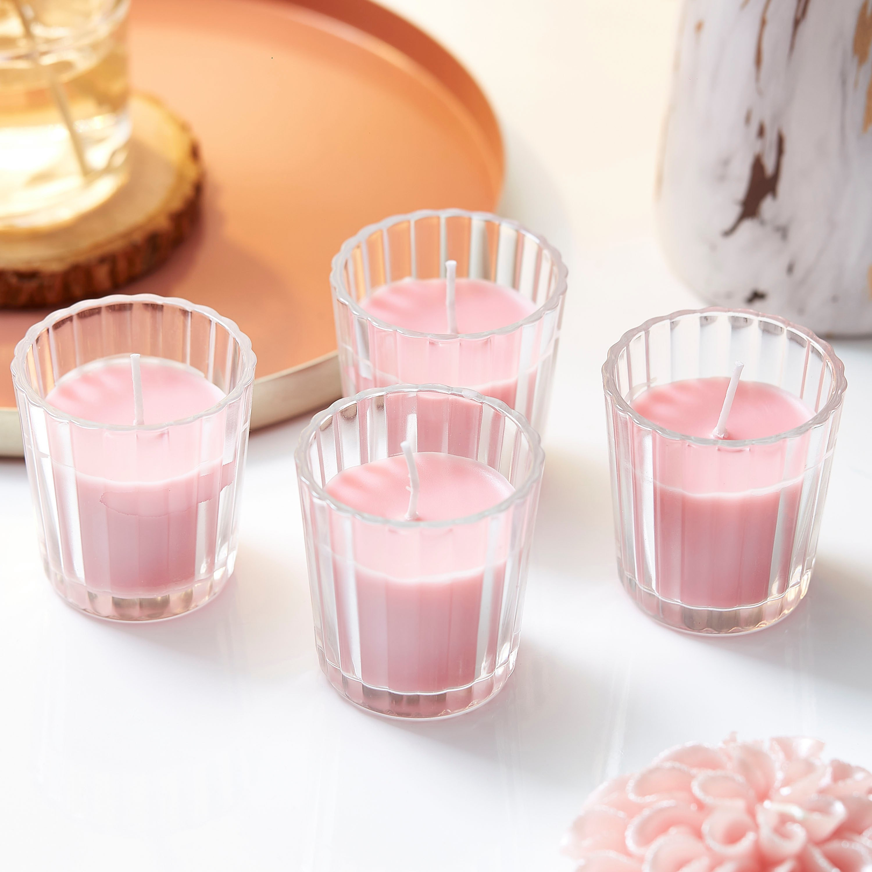 طقم شموع برائحة الورد 4 قطع 560 جم - ميا-PROMO_HB_AE_B1G1_250925-image-1