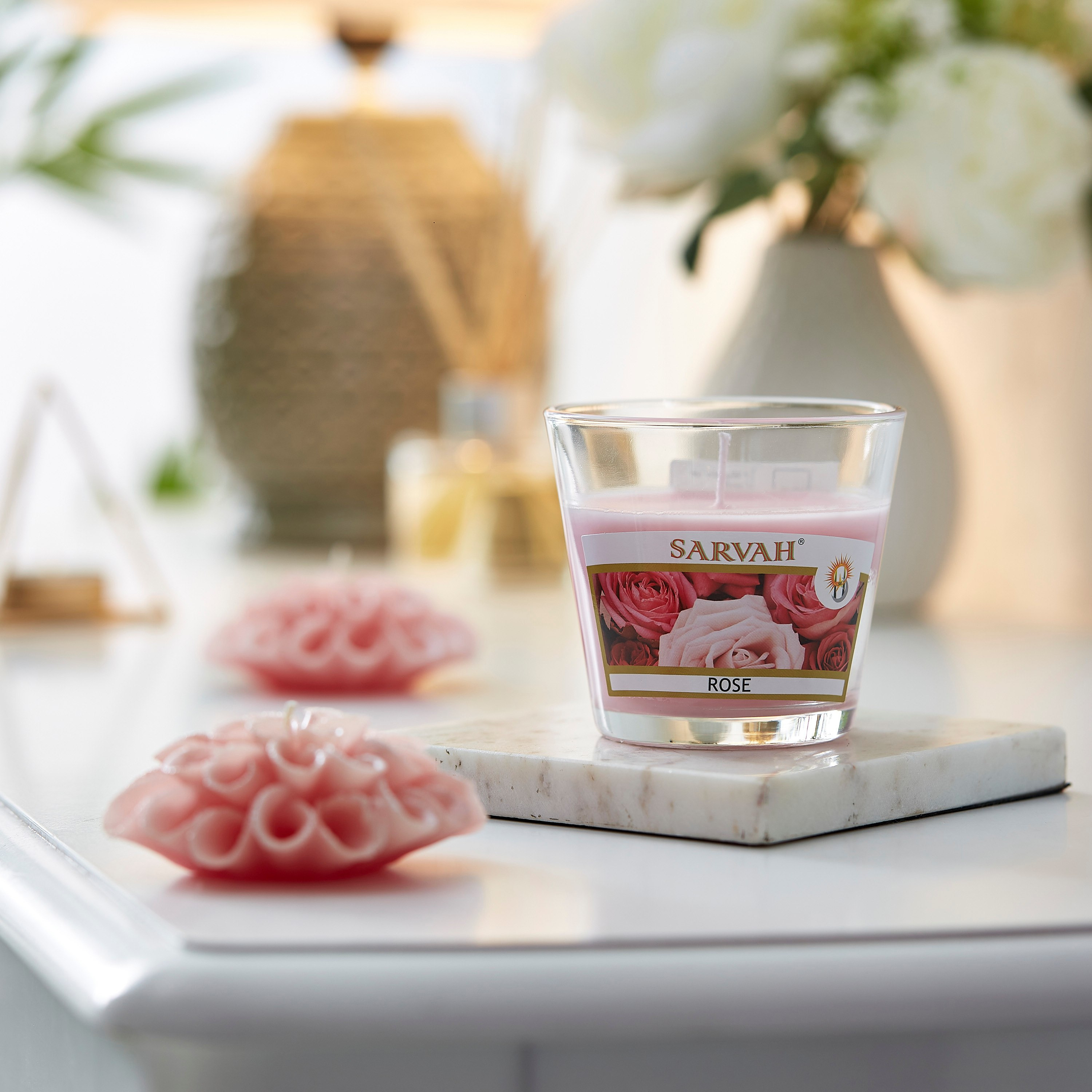 Mia Rose Votive Candle - 375 gms-hbxhomeware-hbxdecorandfurnishings-image-3
