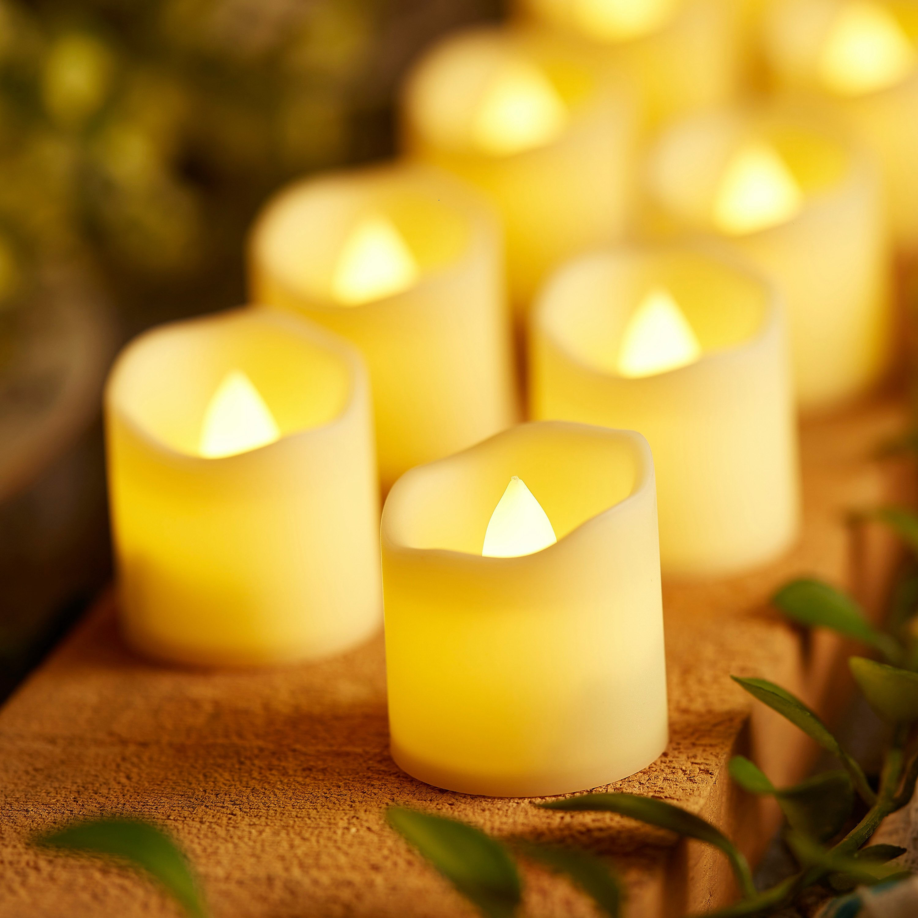 شموع إل إي دي من ميا - طقم 12 قطعة-hbxdiningroom-lighting-decorativesandstringlights-image-4