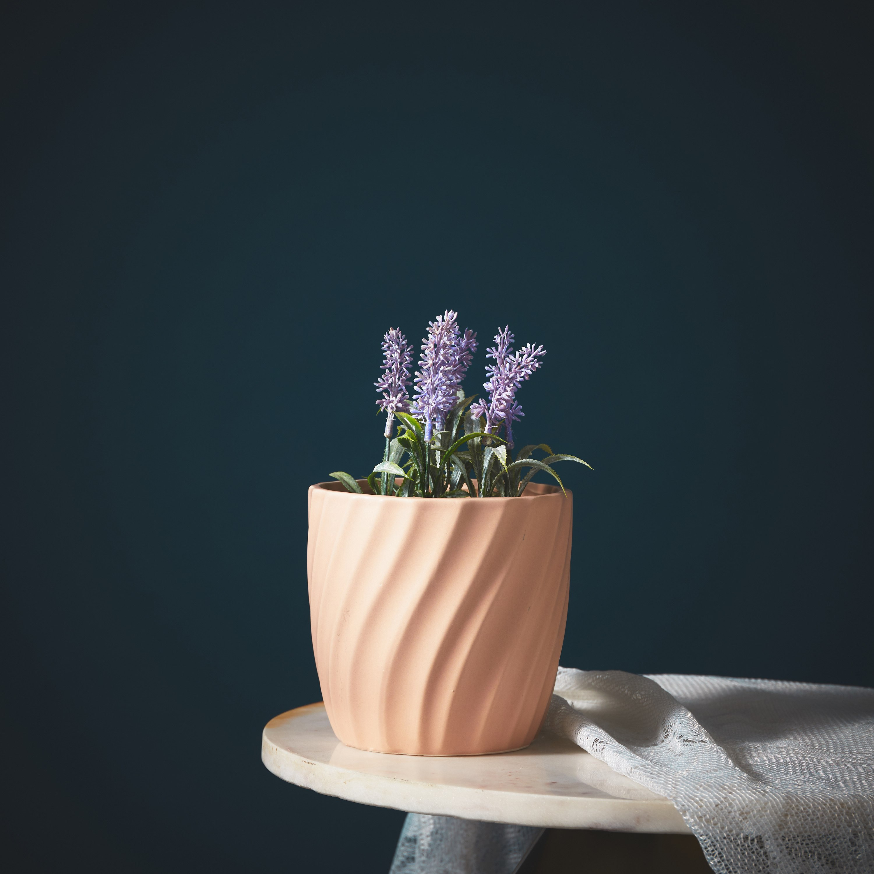 أصيص زرع سيراميك بارز الملمس من كيارا - 14×14×14 سم-PROMO_HB_AE_B1G1_250925-image-1