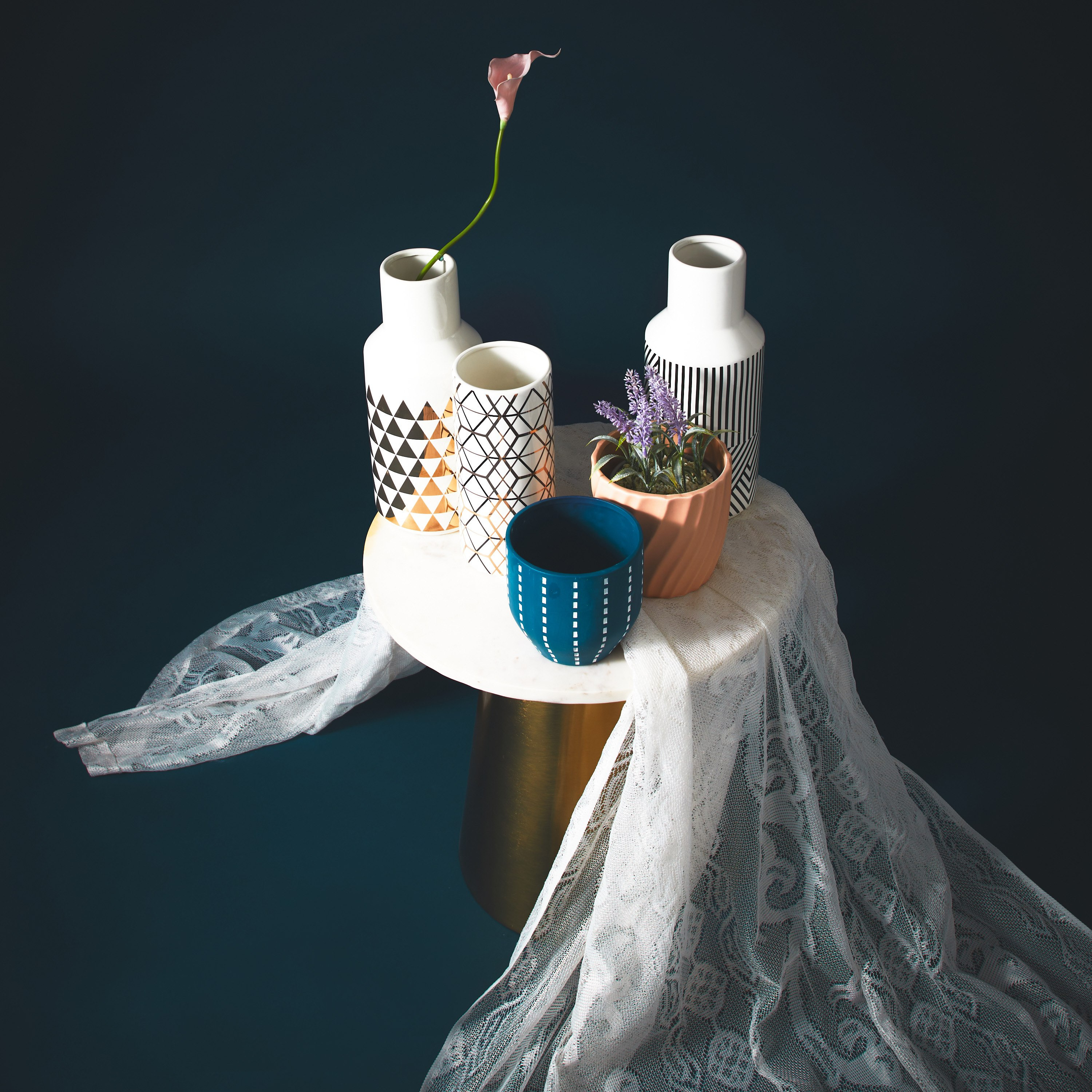أصيص زرع سيراميك بارز الملمس من كيارا - 14×14×14 سم-PROMO_HB_AE_B1G1_250925-image-5