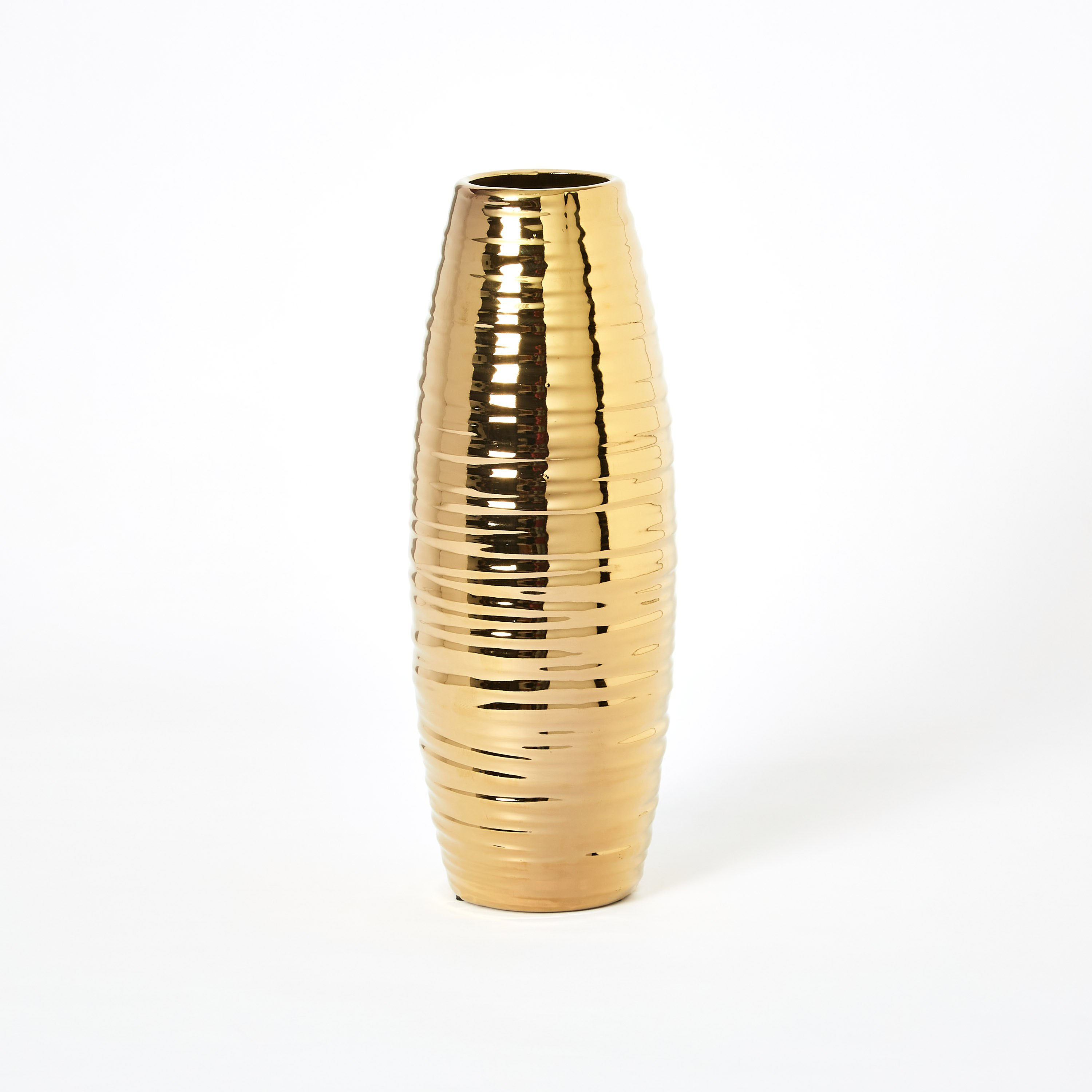 مزهرية سيراميك كبيرة بارزة الملمس من إيلا  - 11x11x32 سم-hbxbedroom-decorandaccessories-vases-image-5