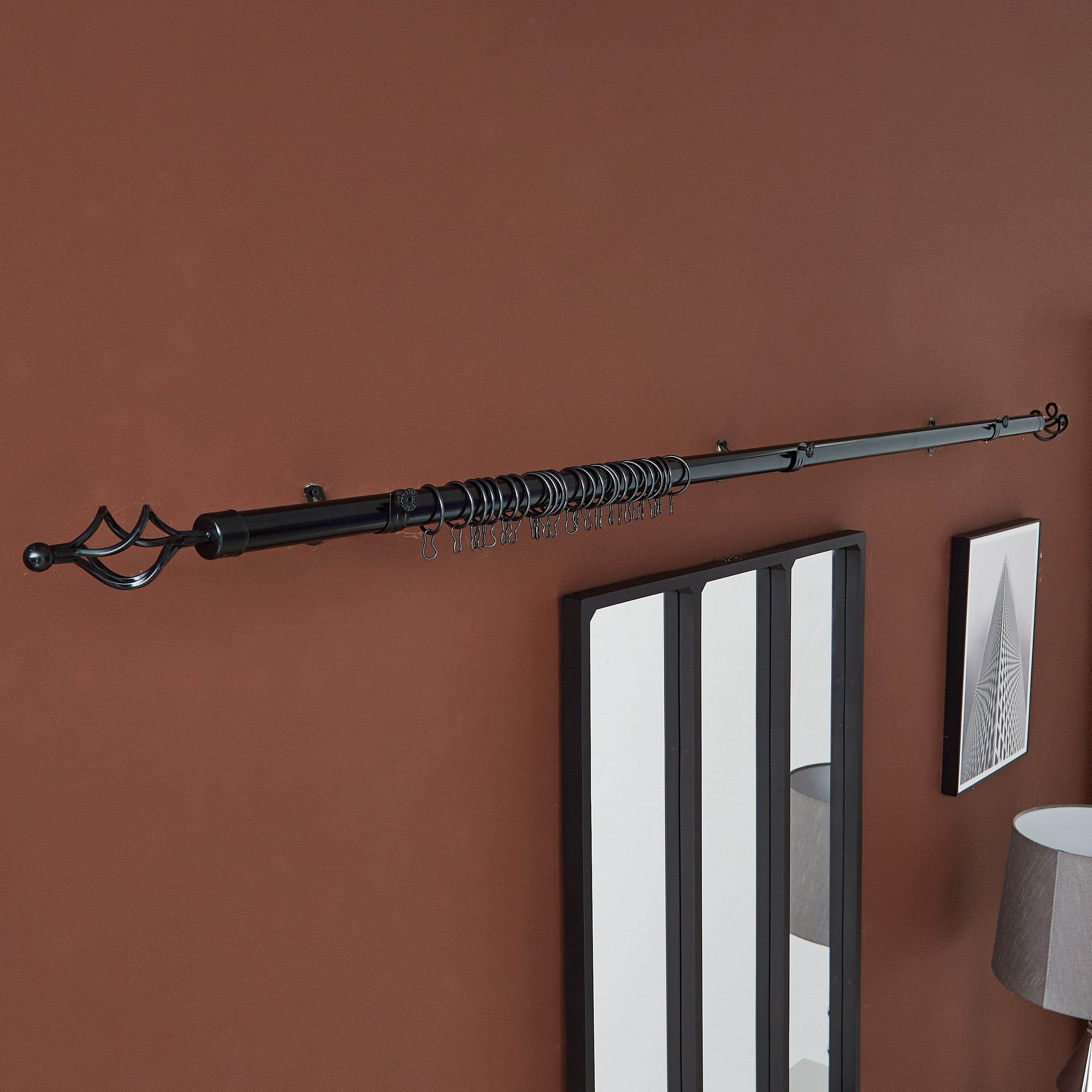 Emily Adjustable Curtain Rod - 210 - 400 cm-hbxhomeware-hbxdecorandfurnishings-image-2