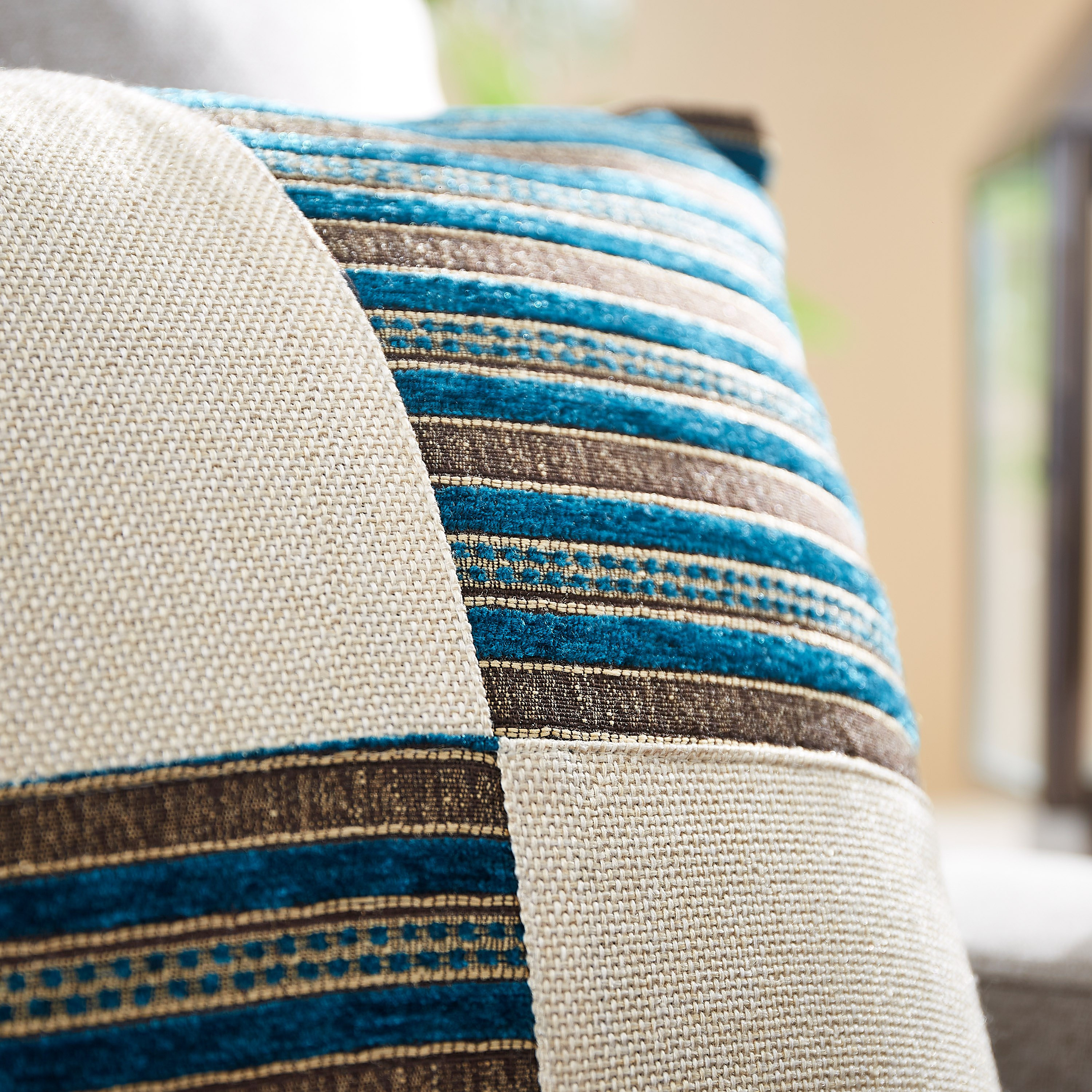 Jayden Patchwork Cushion Cover - 45x45 cm-hbxhomeware-cushionsandcovers-cushioncovers-image-2