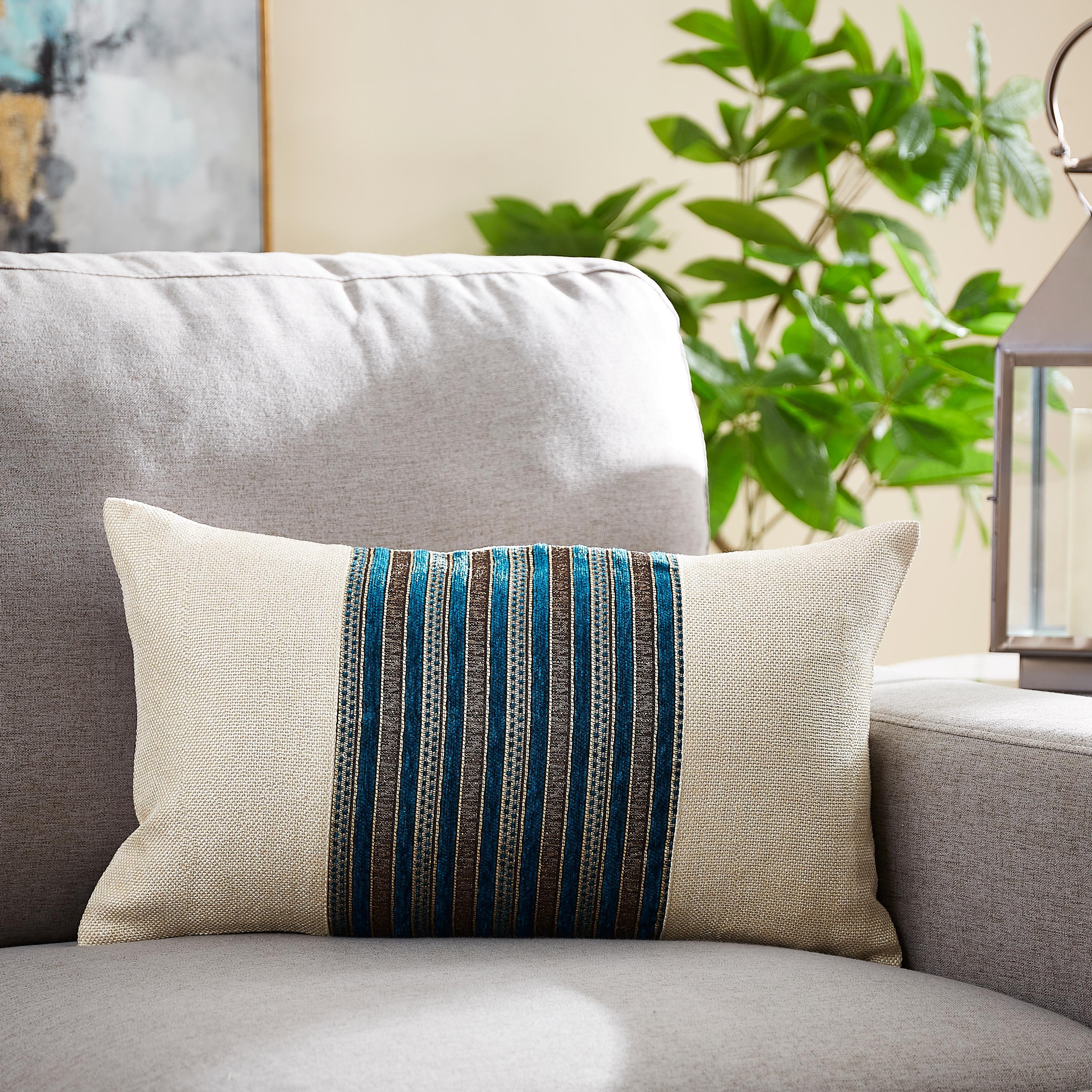 غطاء وسادة بتصاميم متداخلة من جايدن - 30x50 سم-hbxhomeware-cushionsandcovers-cushioncovers-image-1
