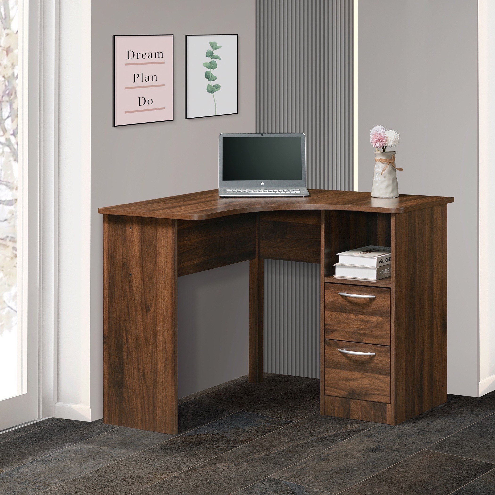 Corner deals study table