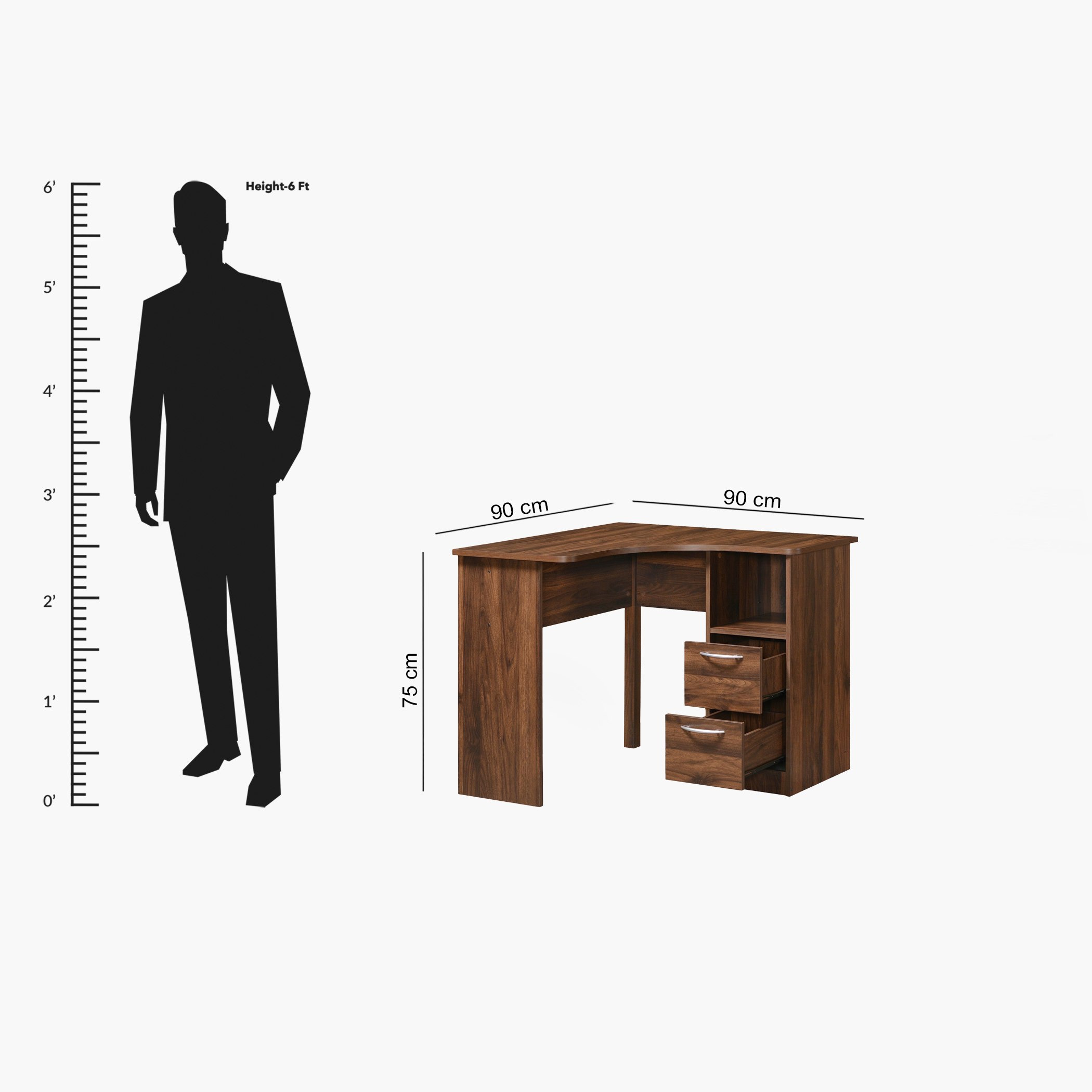 Melody Corner Study Desk-hbxfurniture-office-desks-image-6