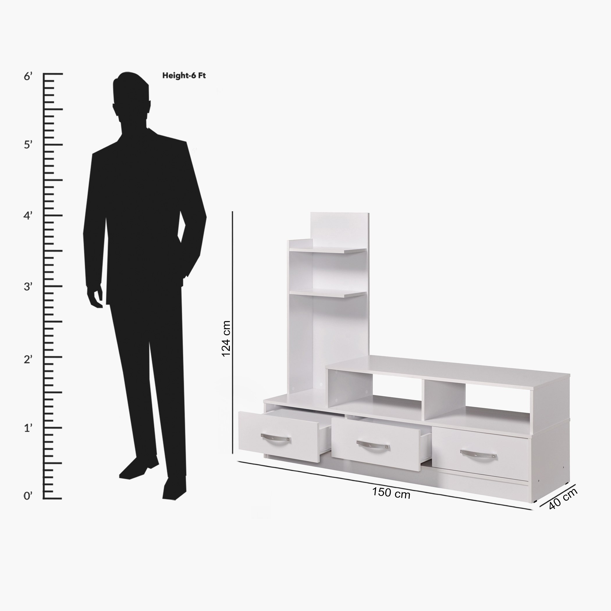 وحدة عرض متعددة الاستخدامات للتلفزيونات حتى 50 بوصة من كايرو-hbxlivingroom-mediaunitsandstorage-wallunits-image-5