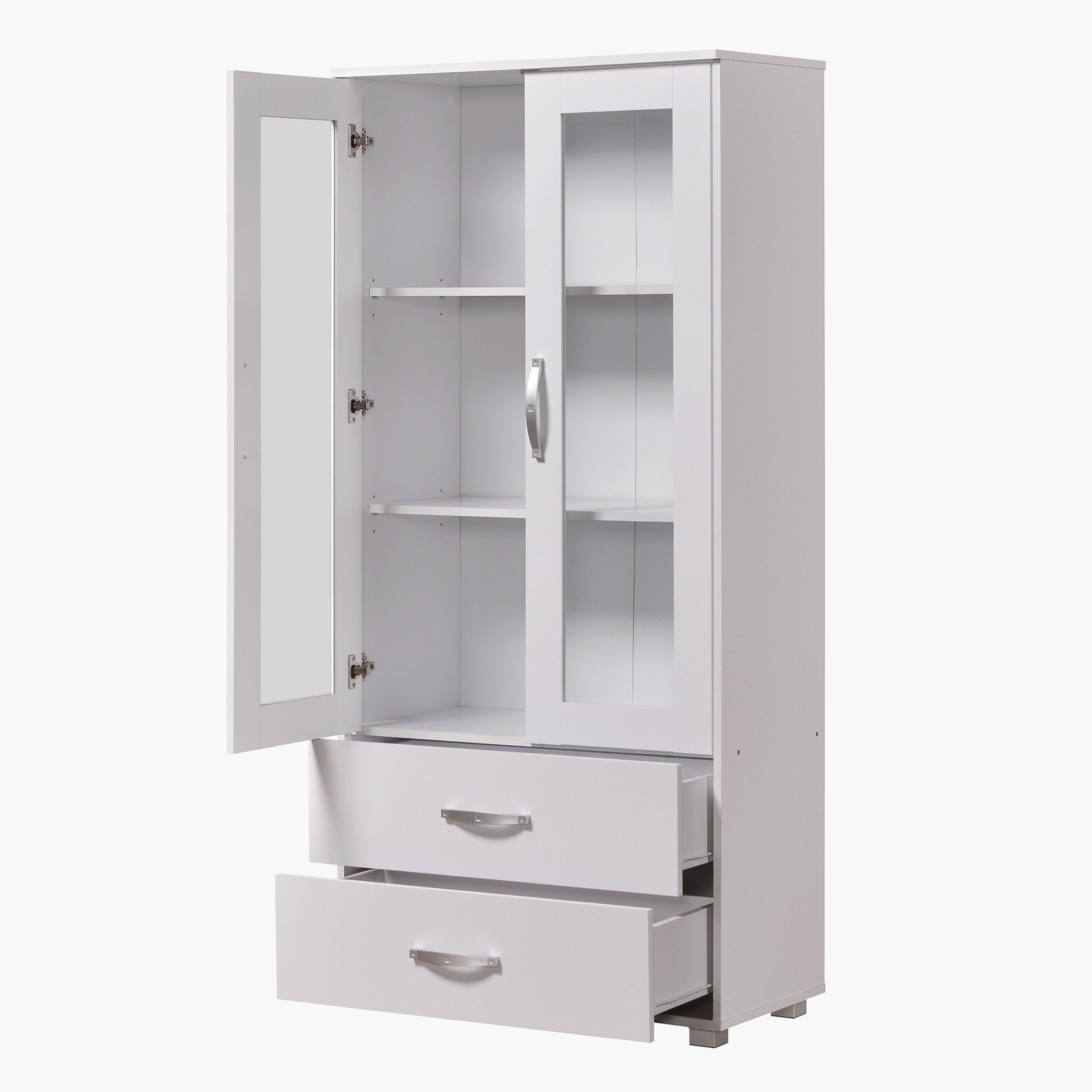 Kairo 2-Door Showcase with 2 Drawers-hbxfurniture-office-bookcases-image-4