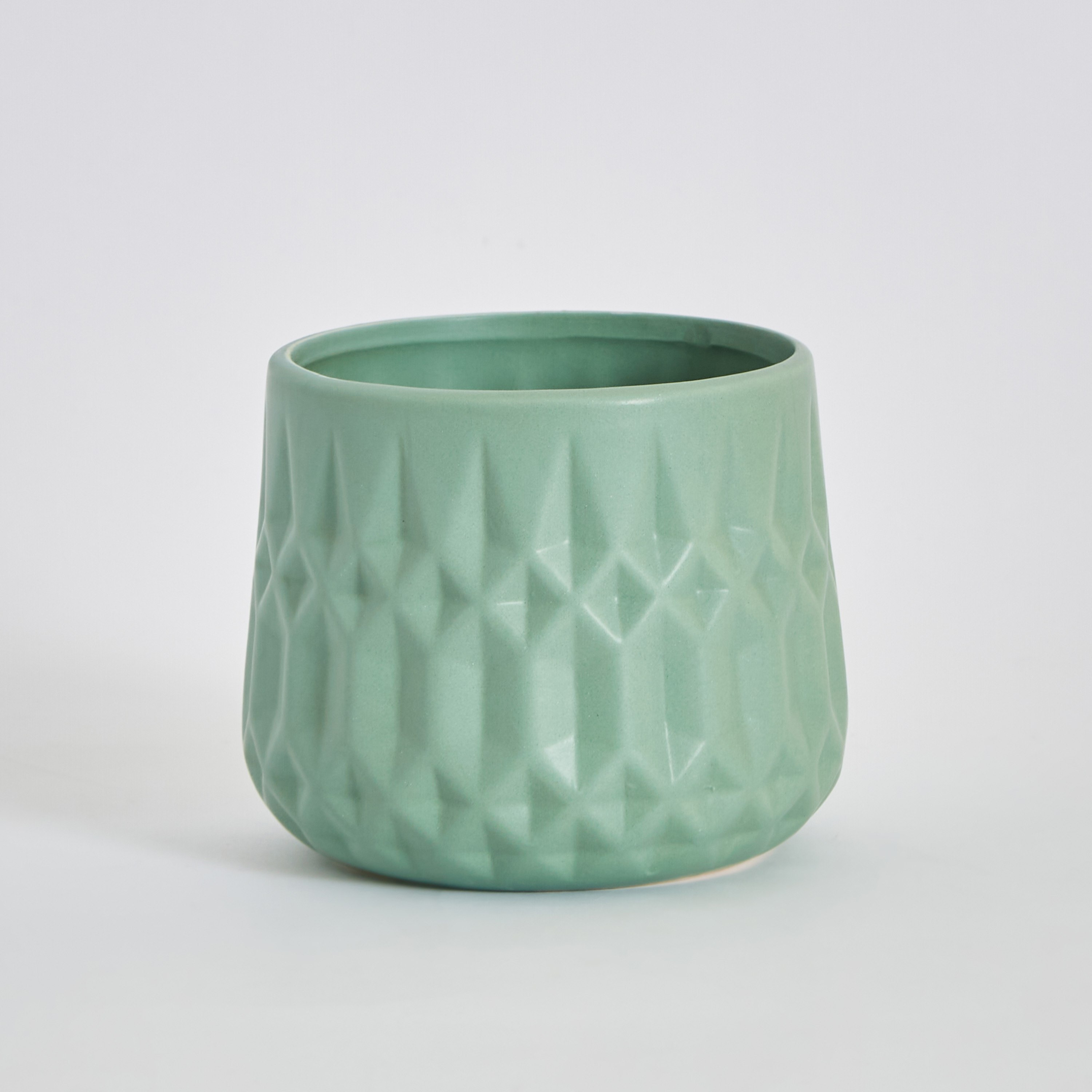 إناء زرع سيراميك ماسي الملمس من كيارا - 14x14x12 سم-PROMO_HB_AE_B1G1_250925-image-5