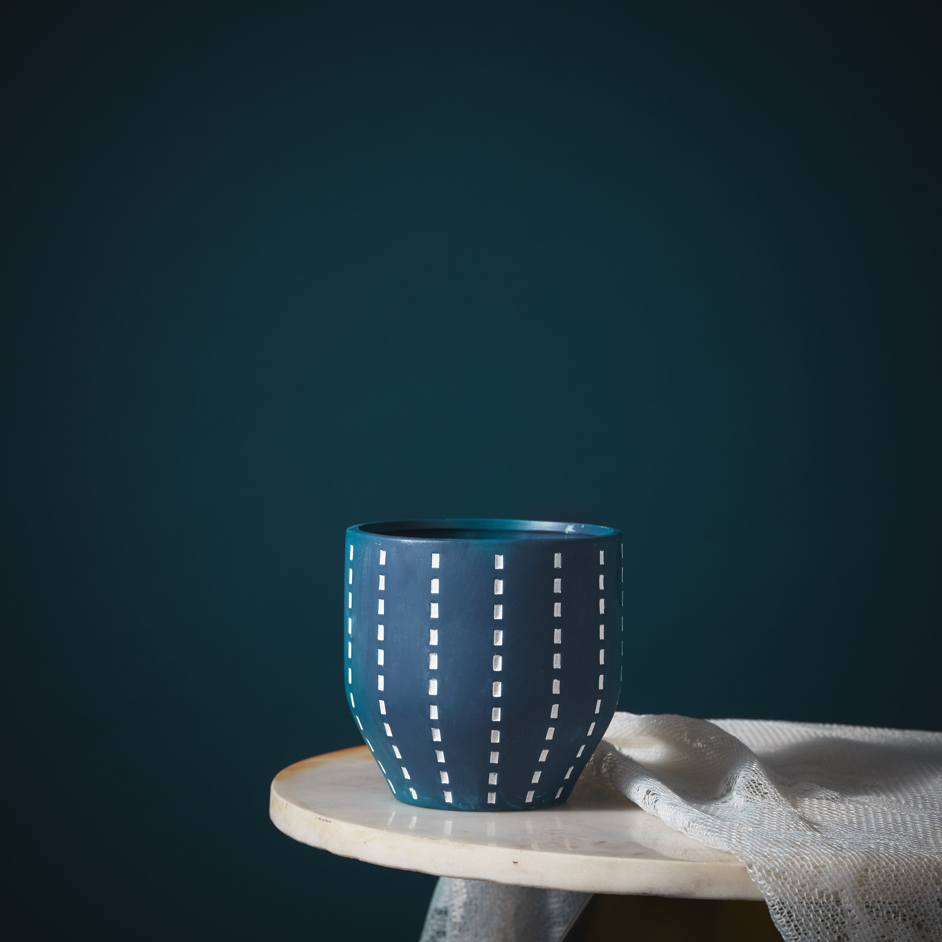إناء زرع سيراميك مغرّز من كيارا - 13x13x13 سم-PROMO_HB_AE_B1G1_250925-image-2