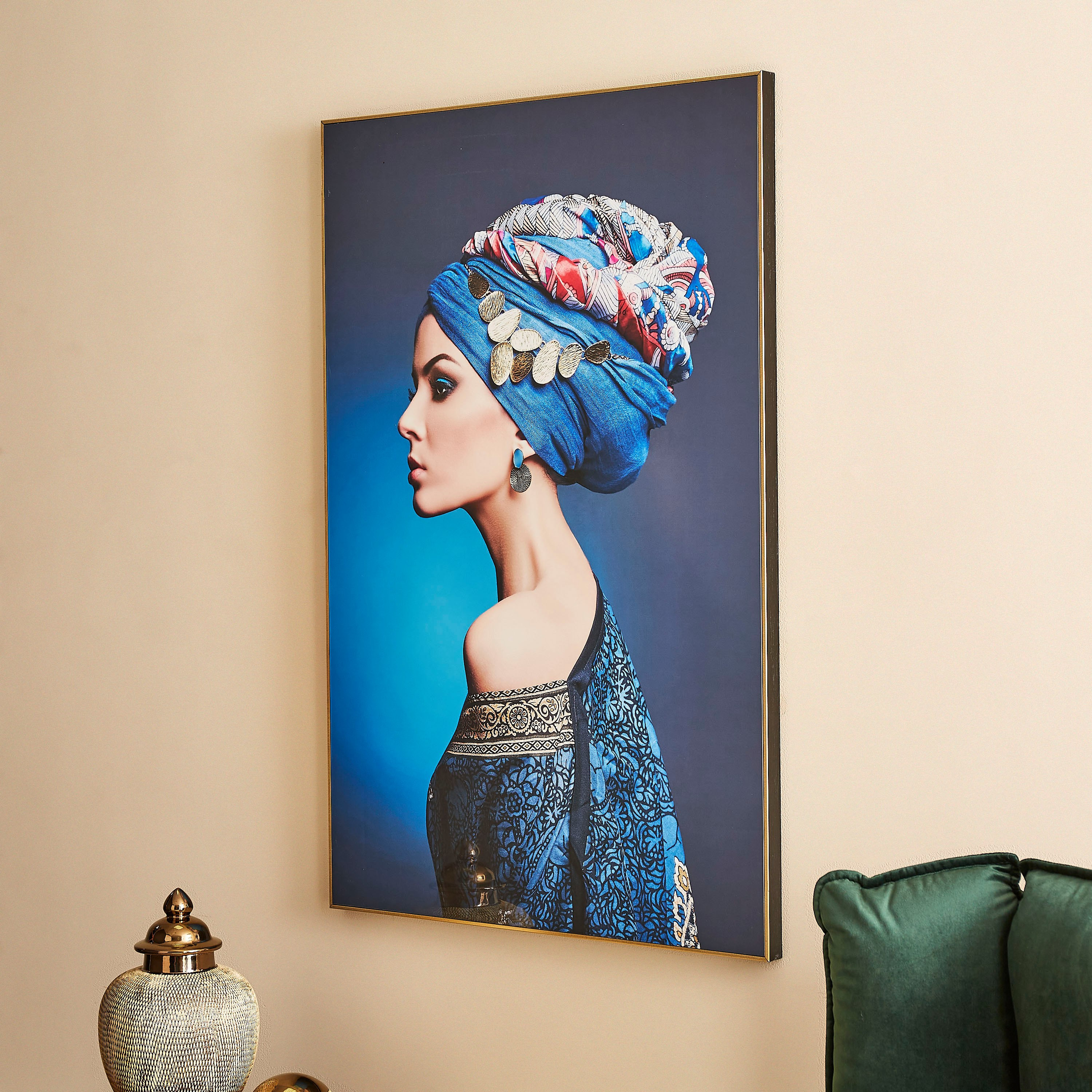 لوحة مؤطرة إم دي إف لامعة من بيترا - 60x3x90 سم-hbxhomeware-hbxdecorandfurnishings-image-2