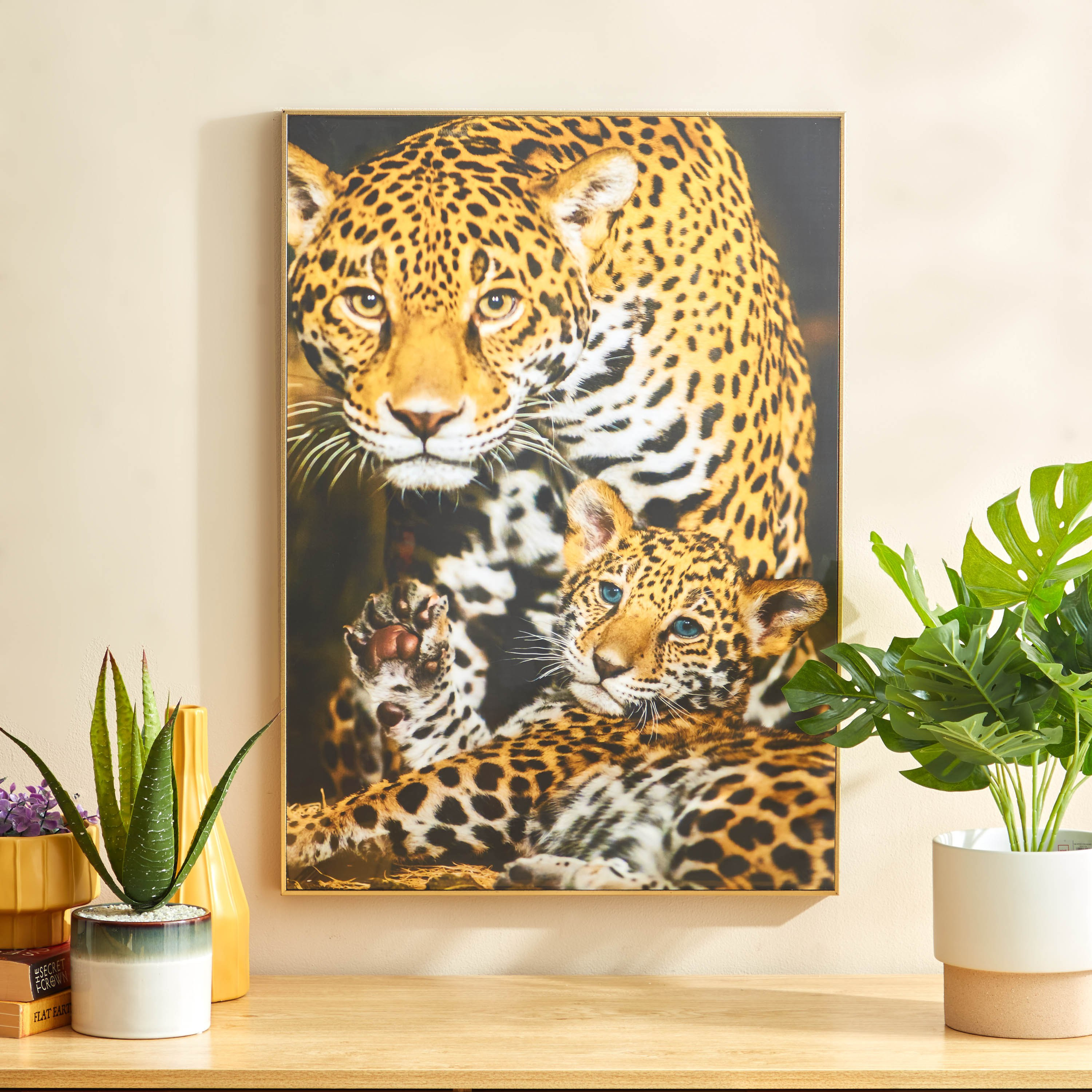 لوحة مؤطّرة لامعة بألواح ليفية متوسطة الكثافة من بيترا - 50x3x70 سم-hbxhomeware-hbxdecorandfurnishings-image-1
