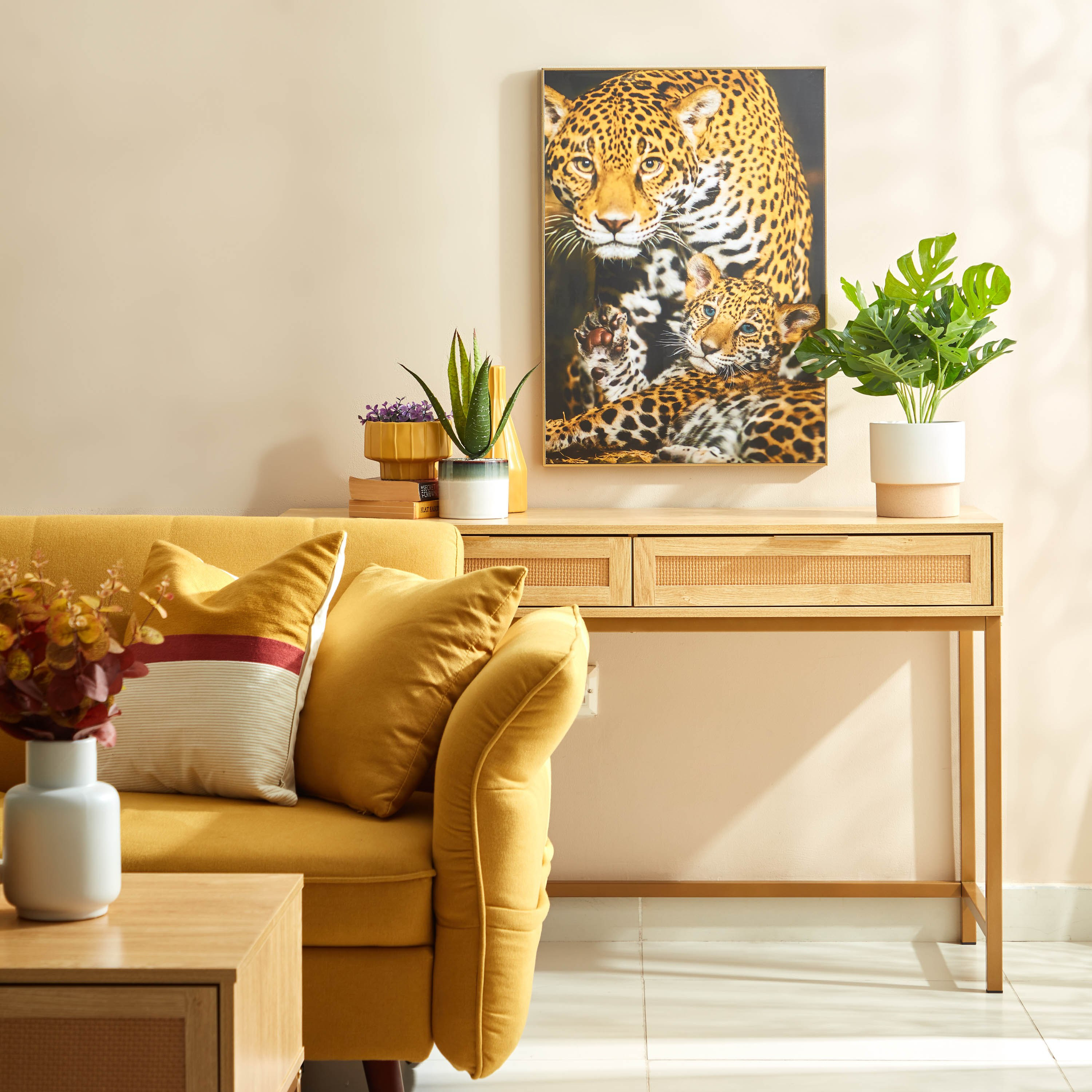 لوحة مؤطّرة لامعة بألواح ليفية متوسطة الكثافة من بيترا - 50x3x70 سم-hbxhomeware-hbxdecorandfurnishings-image-4