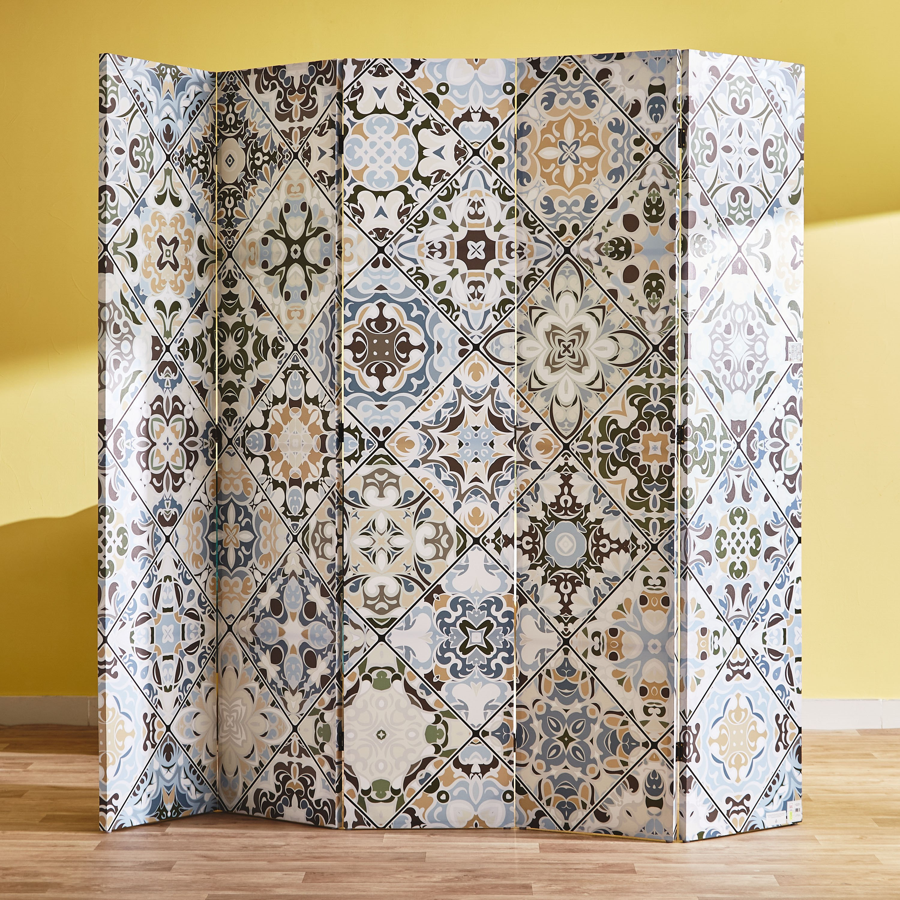 شاشة قابلة للطي 5 لوحات بطبعات من بترا - 120 × 3 × 180 سم-PROMO_HB_AE_B1G1_250925-image-1