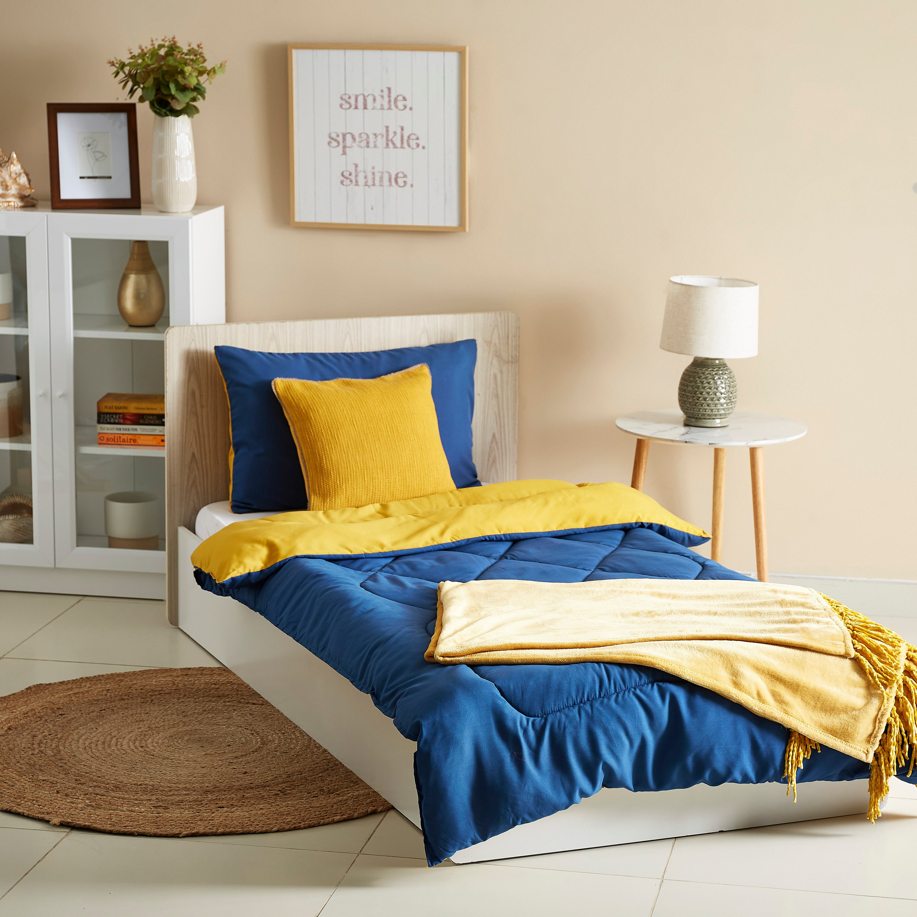 Derby 2-Piece Reversible Microfibre Single Comforter Set - 135x220 cm-hbxkidsandyouth-beddingandfurnishings-comfortersets-image-5
