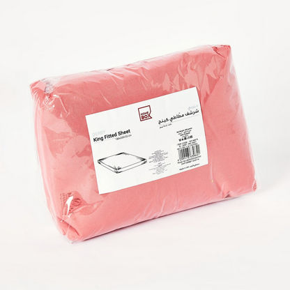 Derby King Solid Microfibre Fitted Sheet - 180x200+25 cms