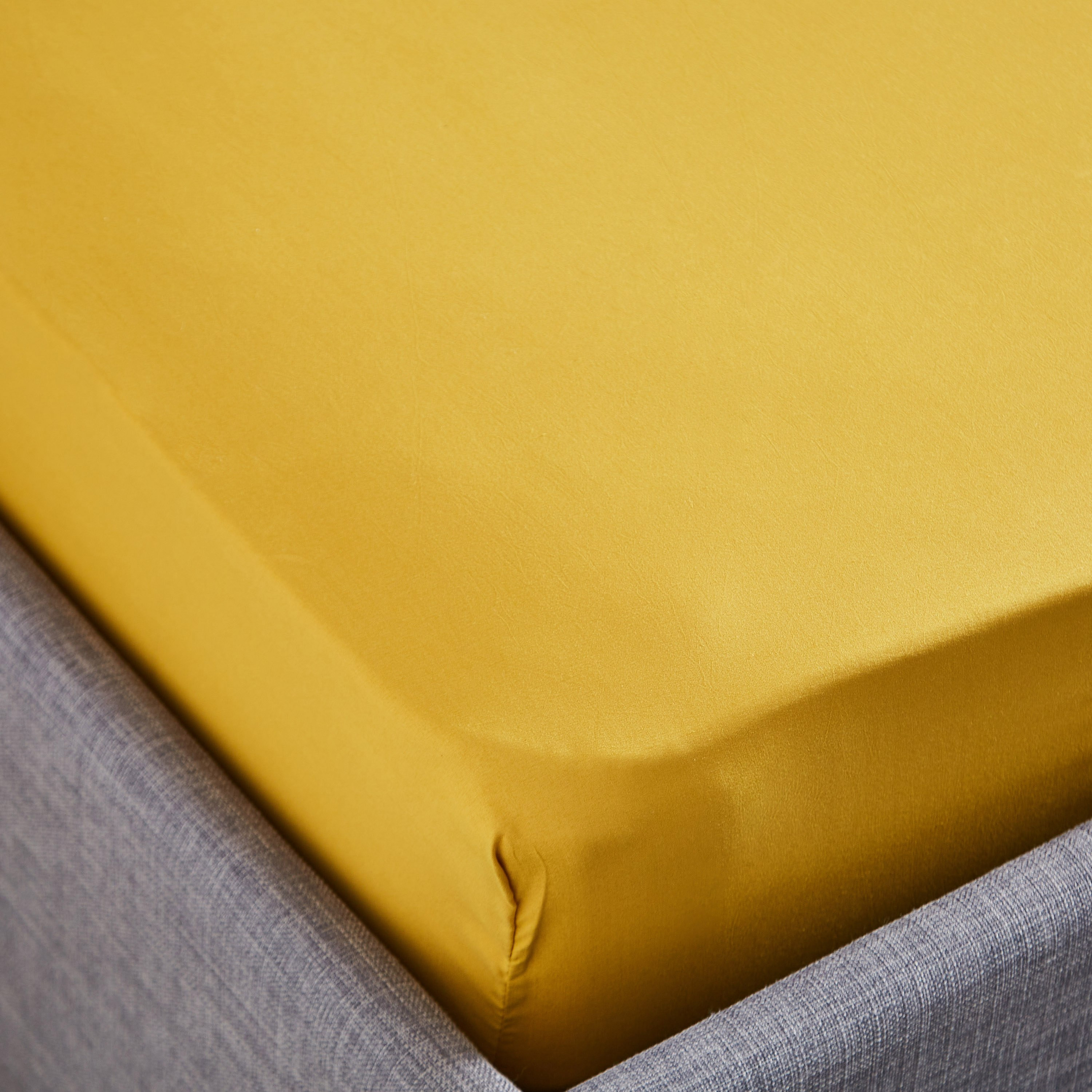 شرشف مطاطي كينج سادة من الألياف الدقيقة من ديربي - 180x200+25 سم-hbxhomeware-hbxbedroom-image-4