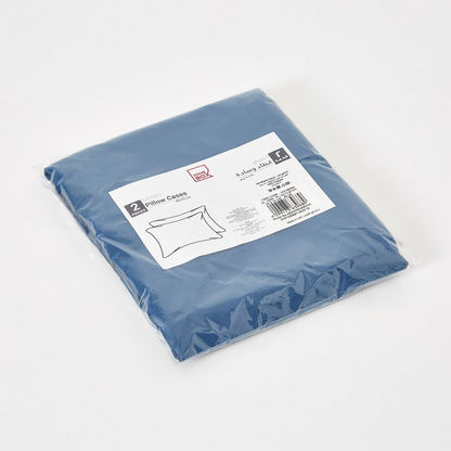 Derby 2-Piece Solid Microfibre Pillowcase Set - 45x70 cms
