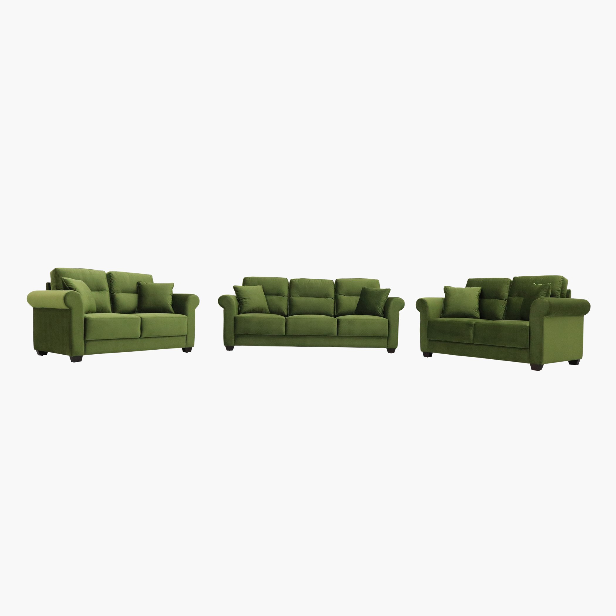 طقم كنب مخملي 3+2+2 مقاعد مع 6 وسائد من أولبيري-hbxlivingroom-sofasandarmchairs-sofas-image-1