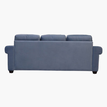Glory 3-Seater Velvet Sofa with 2 Cushions