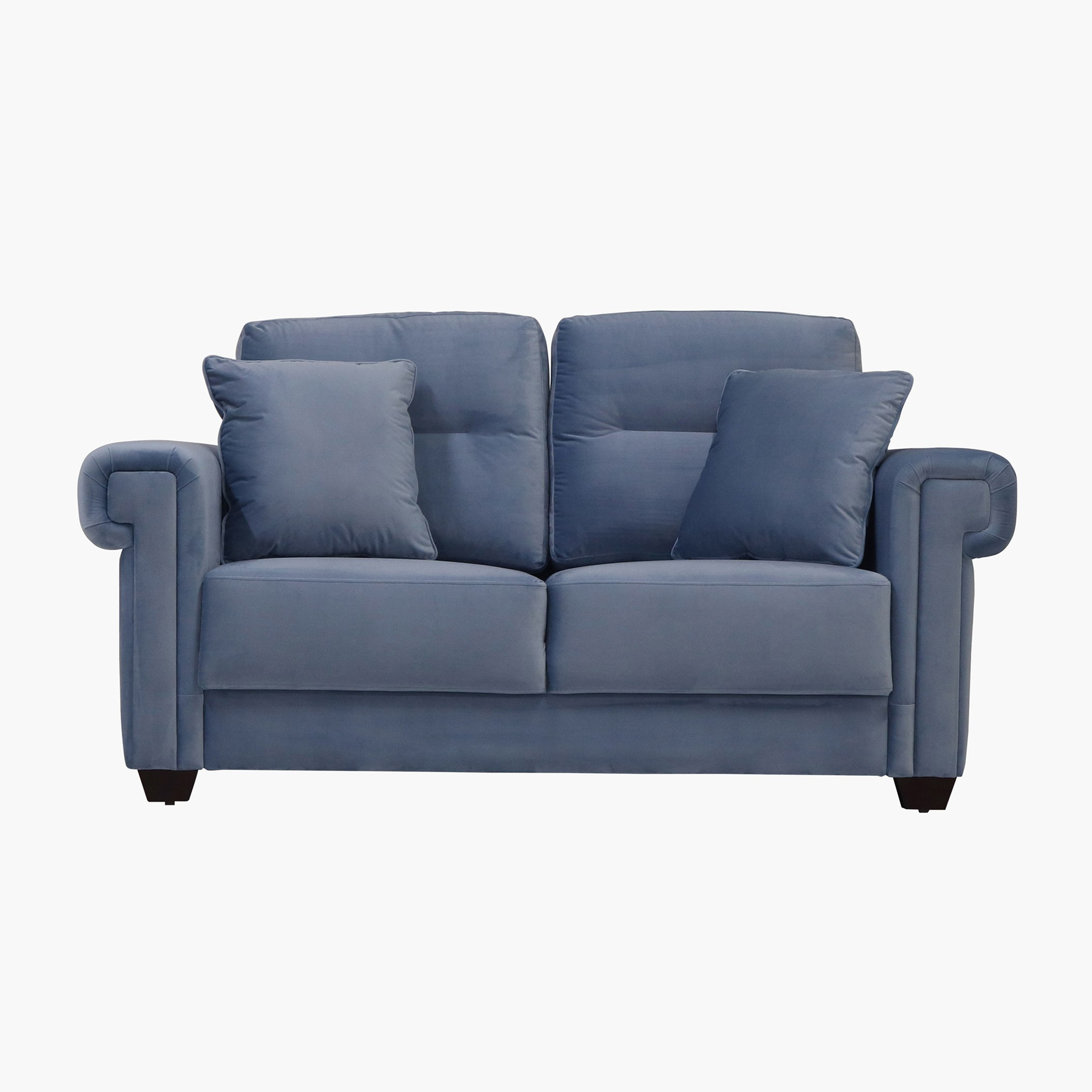 كنبة مخمليّة مقعدين مع وسادتين من جلوري-hbxlivingroom-sofasandarmchairs-sofas-image-1