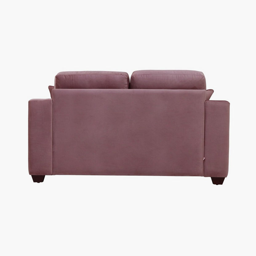 Wedge 2-Seater Velvet Sofa with 2 Cushions-Sofas-image-2