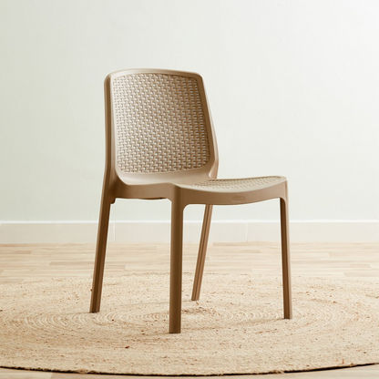 Briston Rattan Armless Chair
