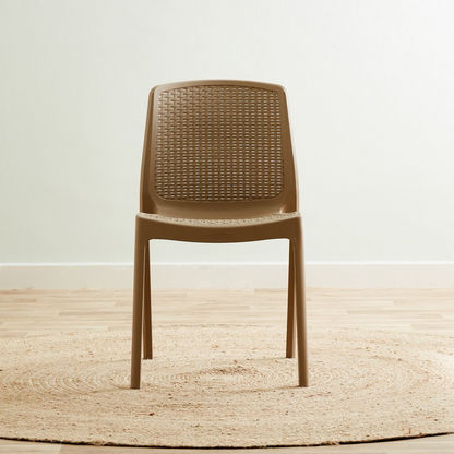 Briston Rattan Armless Chair