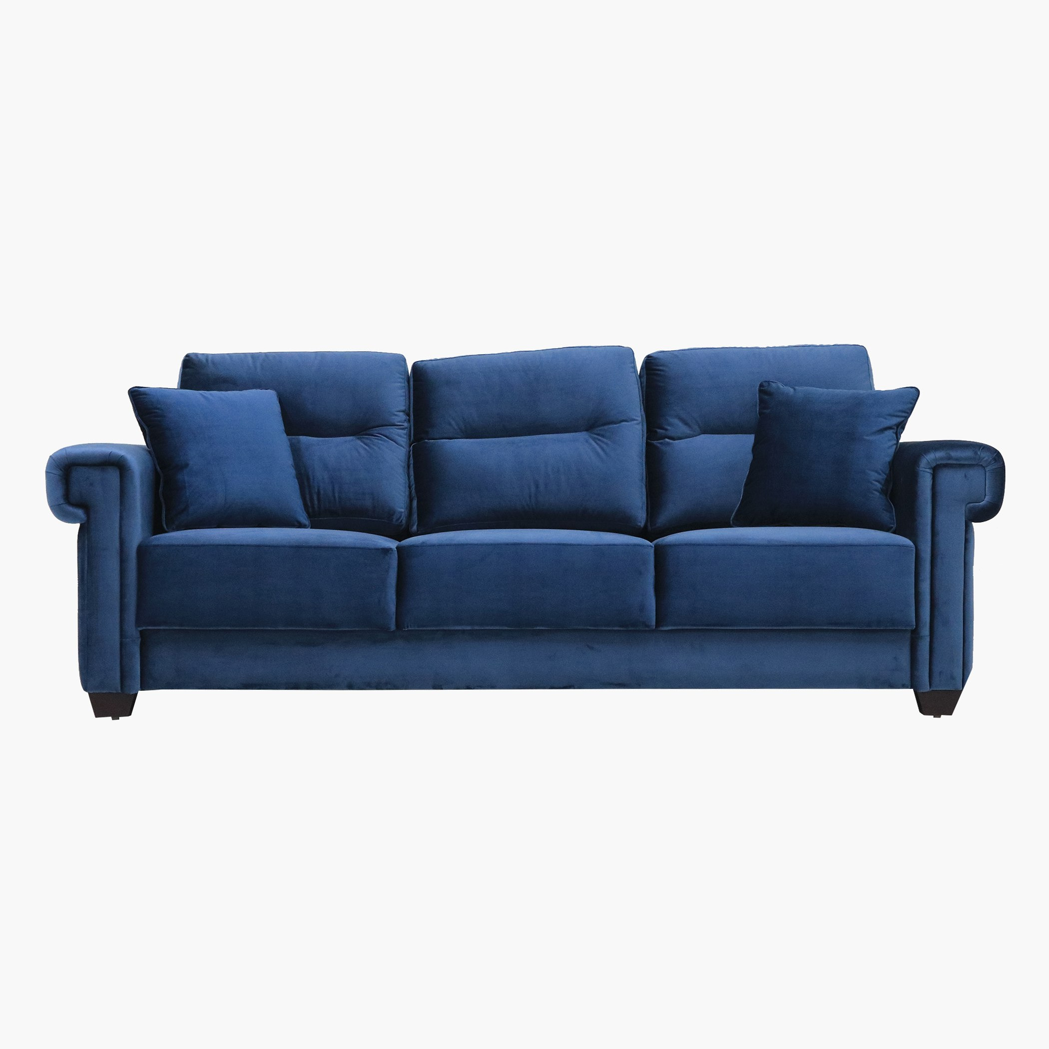 كنبة مخمليّة 3 مقاعد مع وسادتين من جلوري-hbxlivingroom-sofasandarmchairs-sofas-image-1