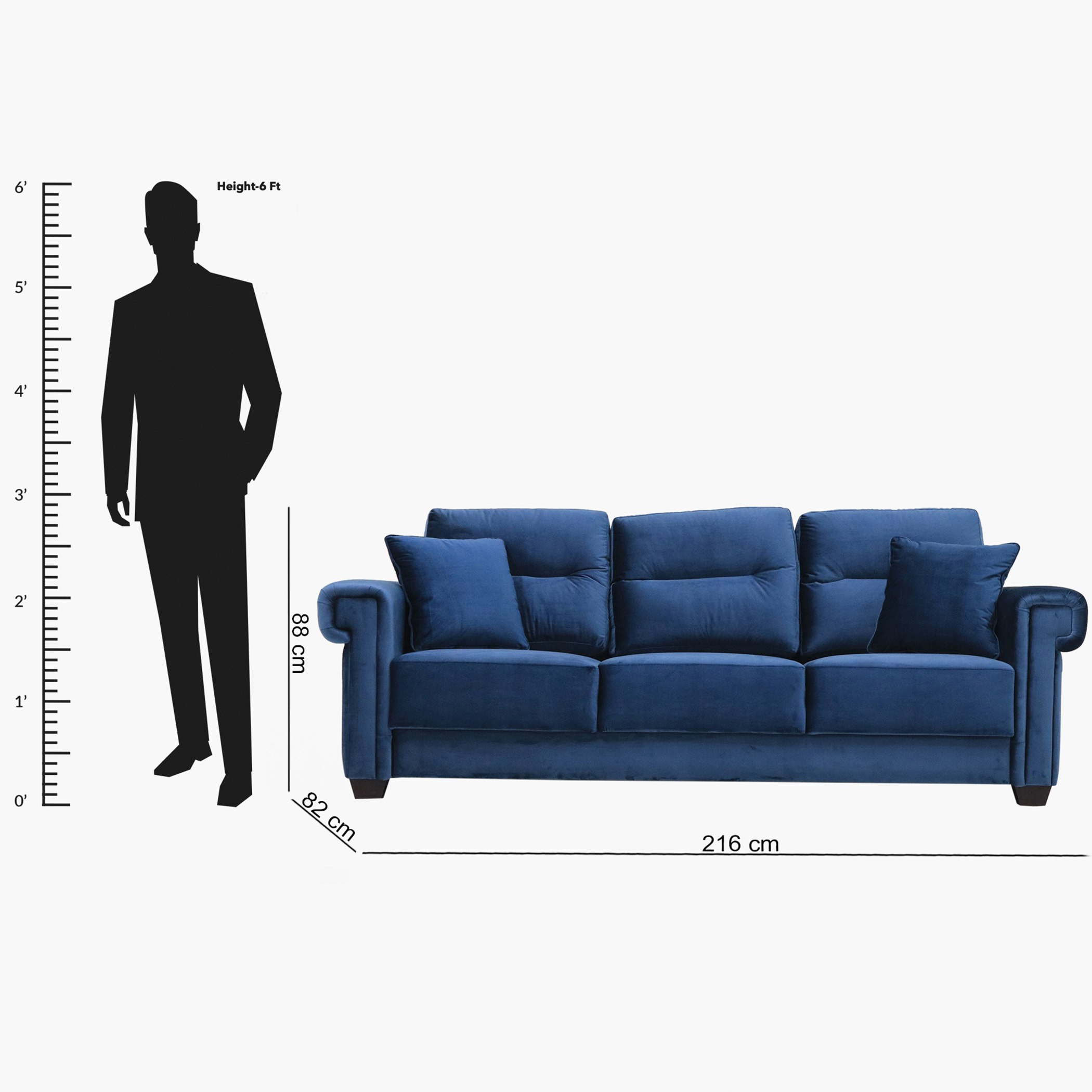 كنبة مخمليّة 3 مقاعد مع وسادتين من جلوري-hbxlivingroom-sofasandarmchairs-sofas-image-5