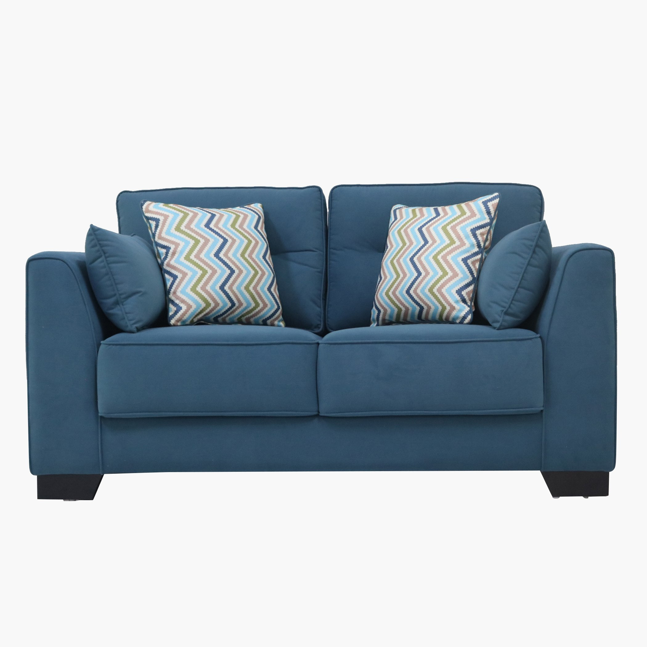 كنبة مخمليّة مقعدين مع 4 وسائد من ألينا-hbxlivingroom-sofasandarmchairs-sofas-image-1
