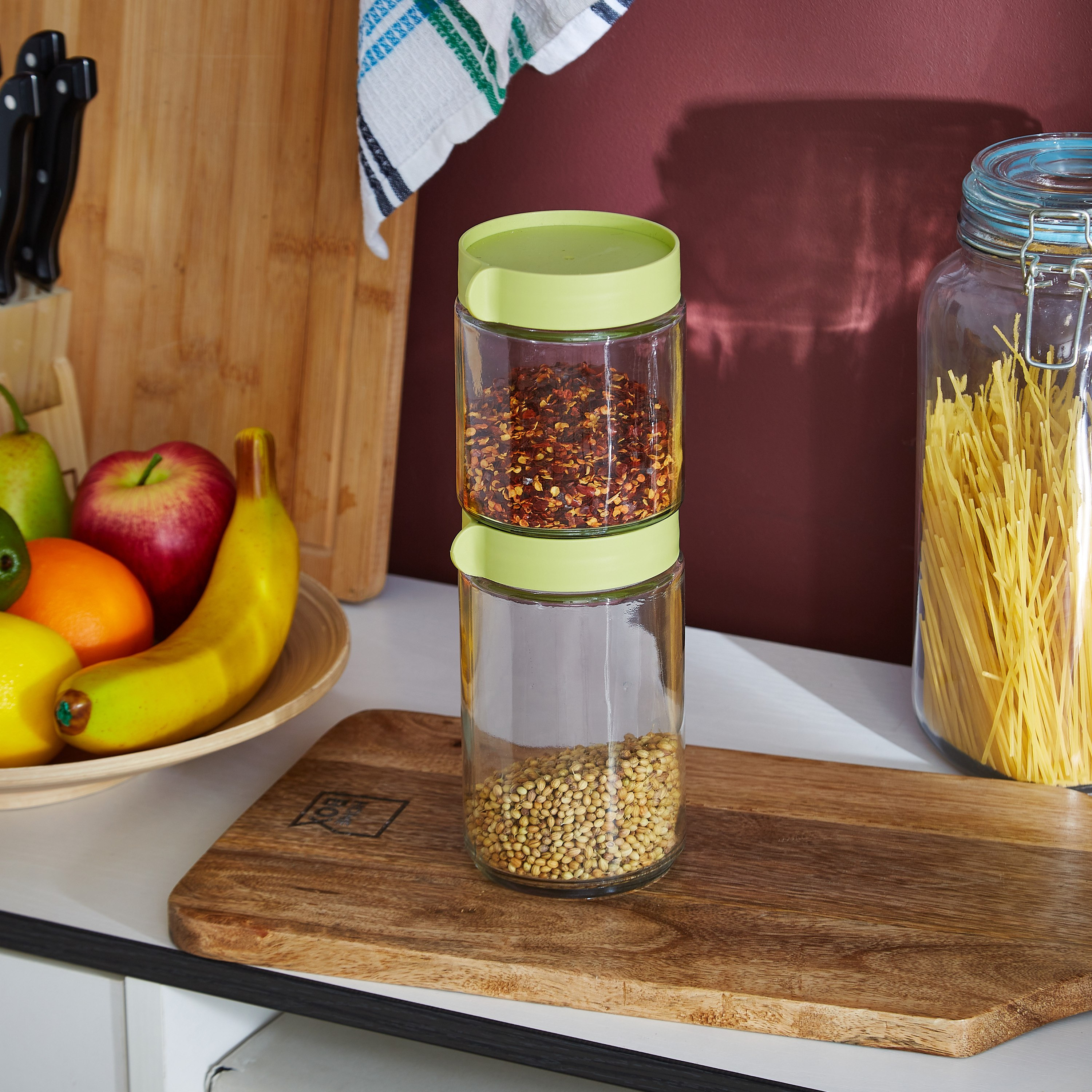حاوية زجاجية - طقم من قطعتين-hbxhomeware-hbxkitchen-image-1