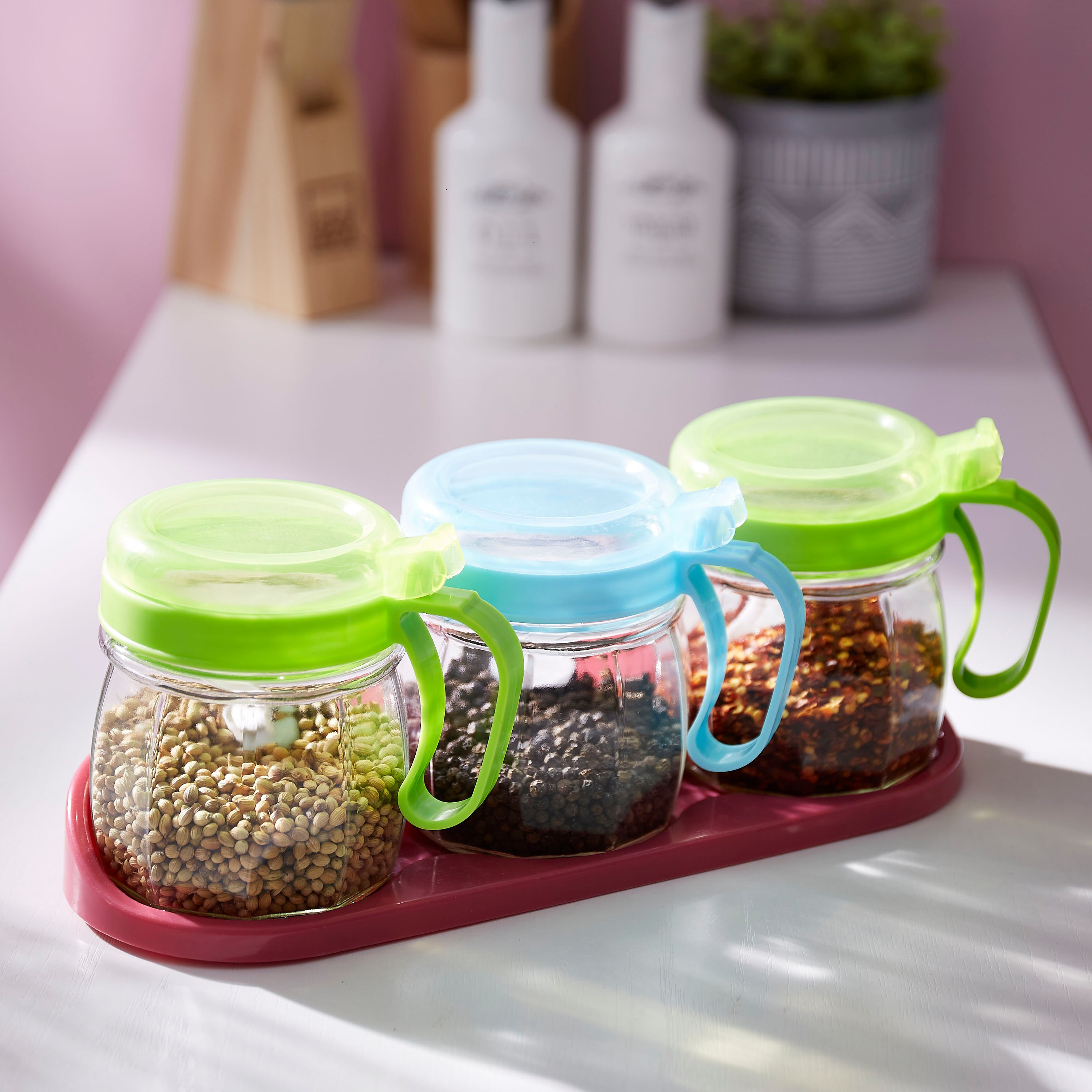 طقم توابل مع صينية - 4 قطع-hbxhomeware-hbxkitchen-image-1