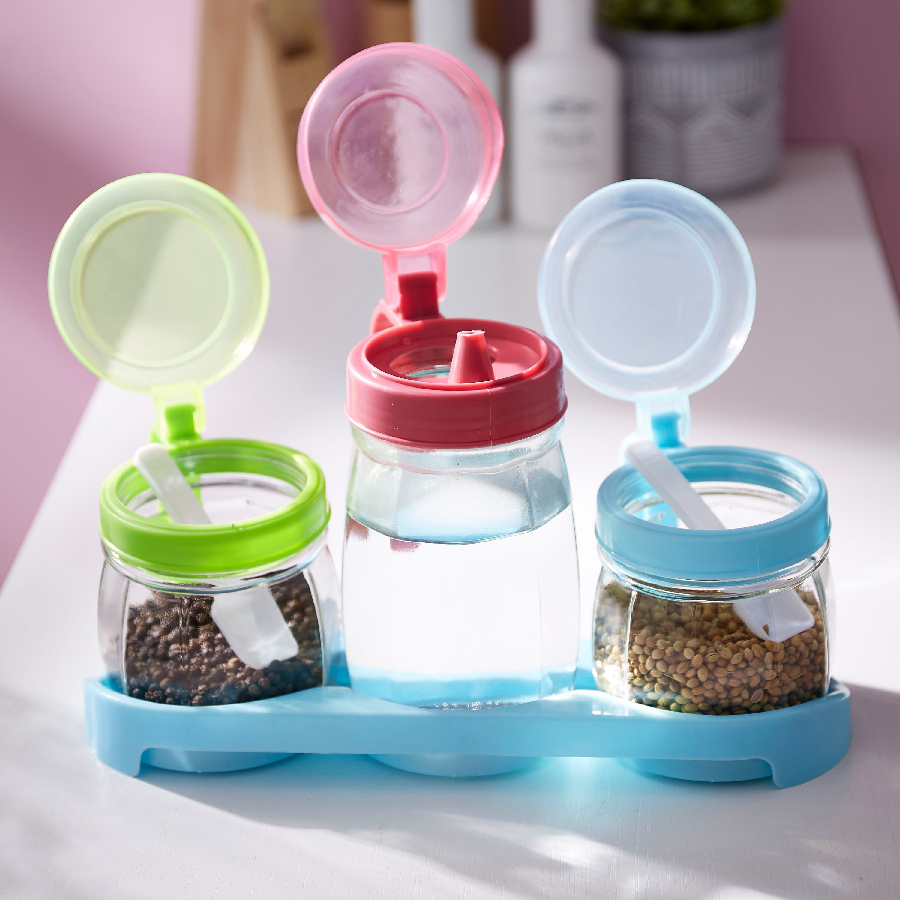 طقم توابل 4 قطع مع صينية-hbxhomeware-hbxkitchen-image-2