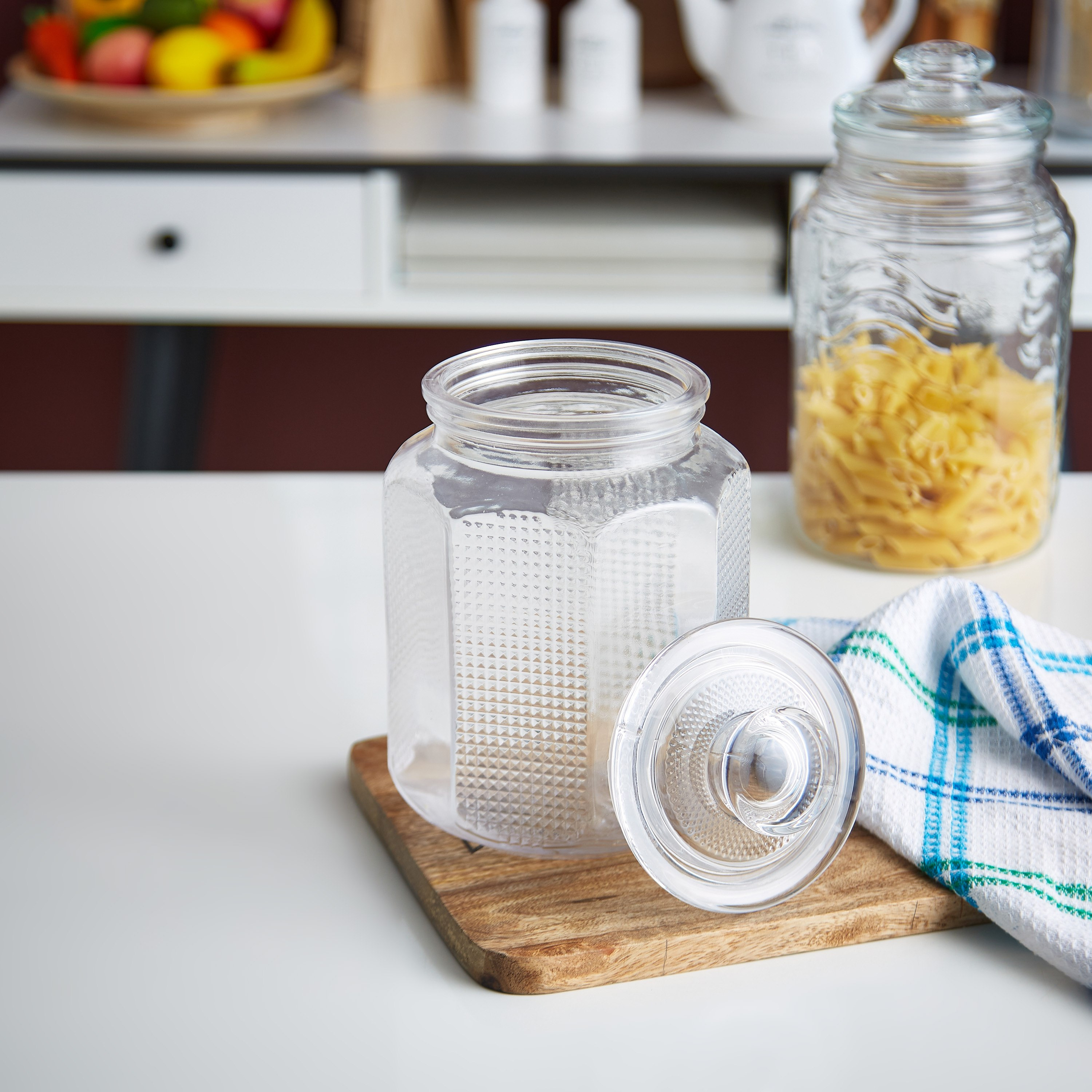 جرة زجاج محكمة الغلق - 2 لتر-hbxhomeware-hbxkitchen-image-3