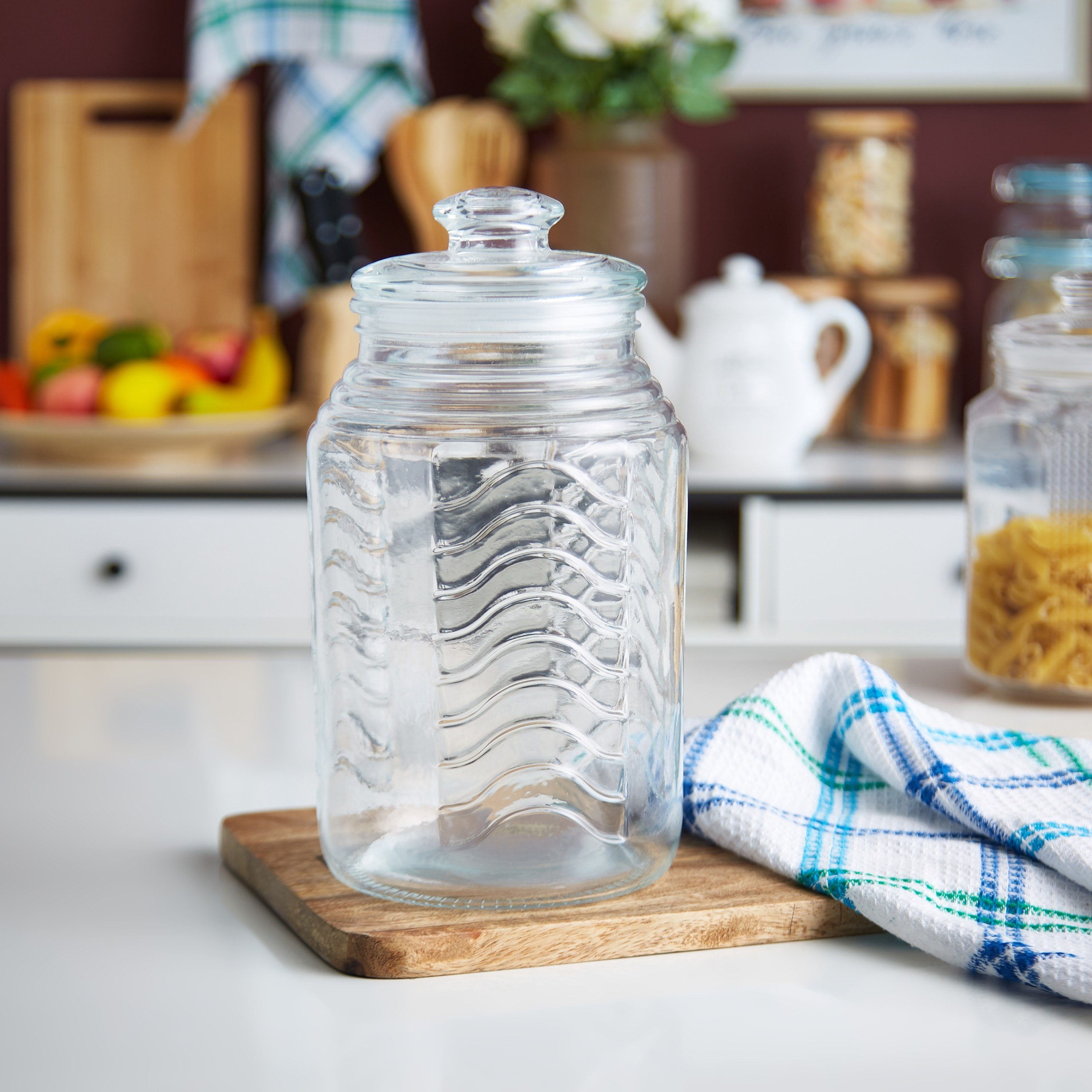 جرة زجاجية محكمة الغلق - 3 لتر-hbxhomeware-hbxkitchen-image-2