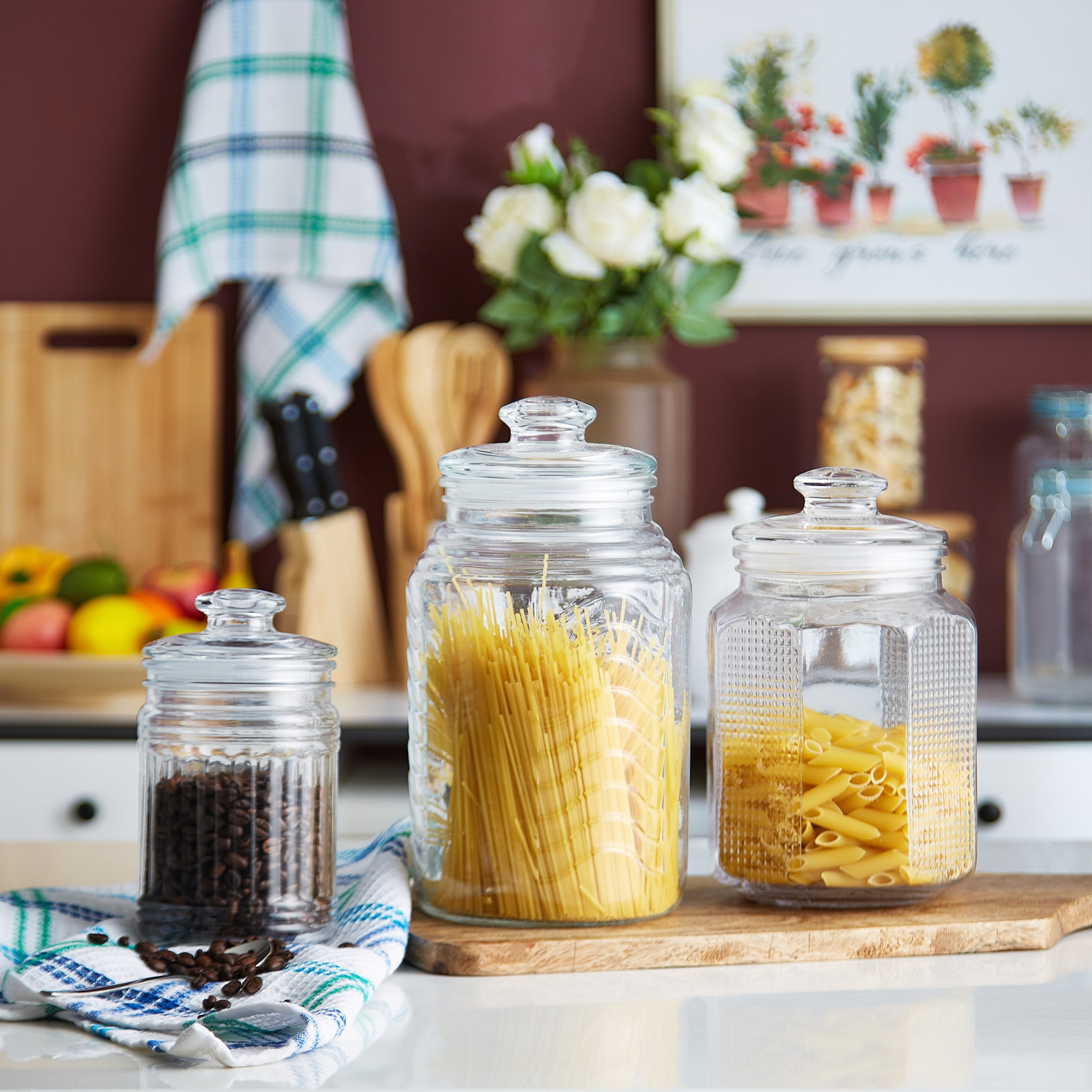 جرة زجاجية محكمة الغلق - 3 لتر-hbxhomeware-hbxkitchen-image-5