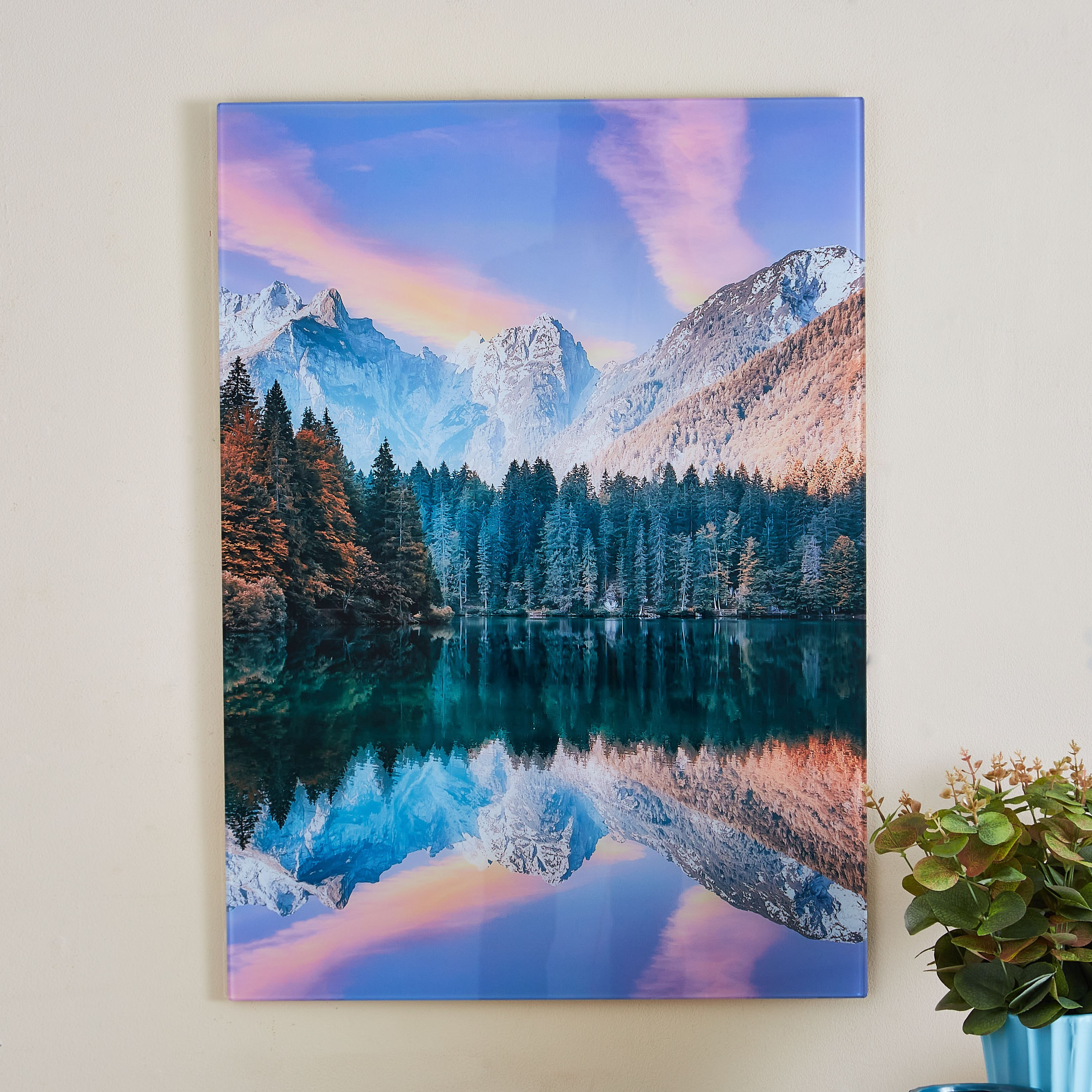 لوحة فنية جدارية من الزجاج المقوى لجبل آند ريفر كلود - 50x1x70 سم-PROMO_HB_AE_B1G1_250925-image-1