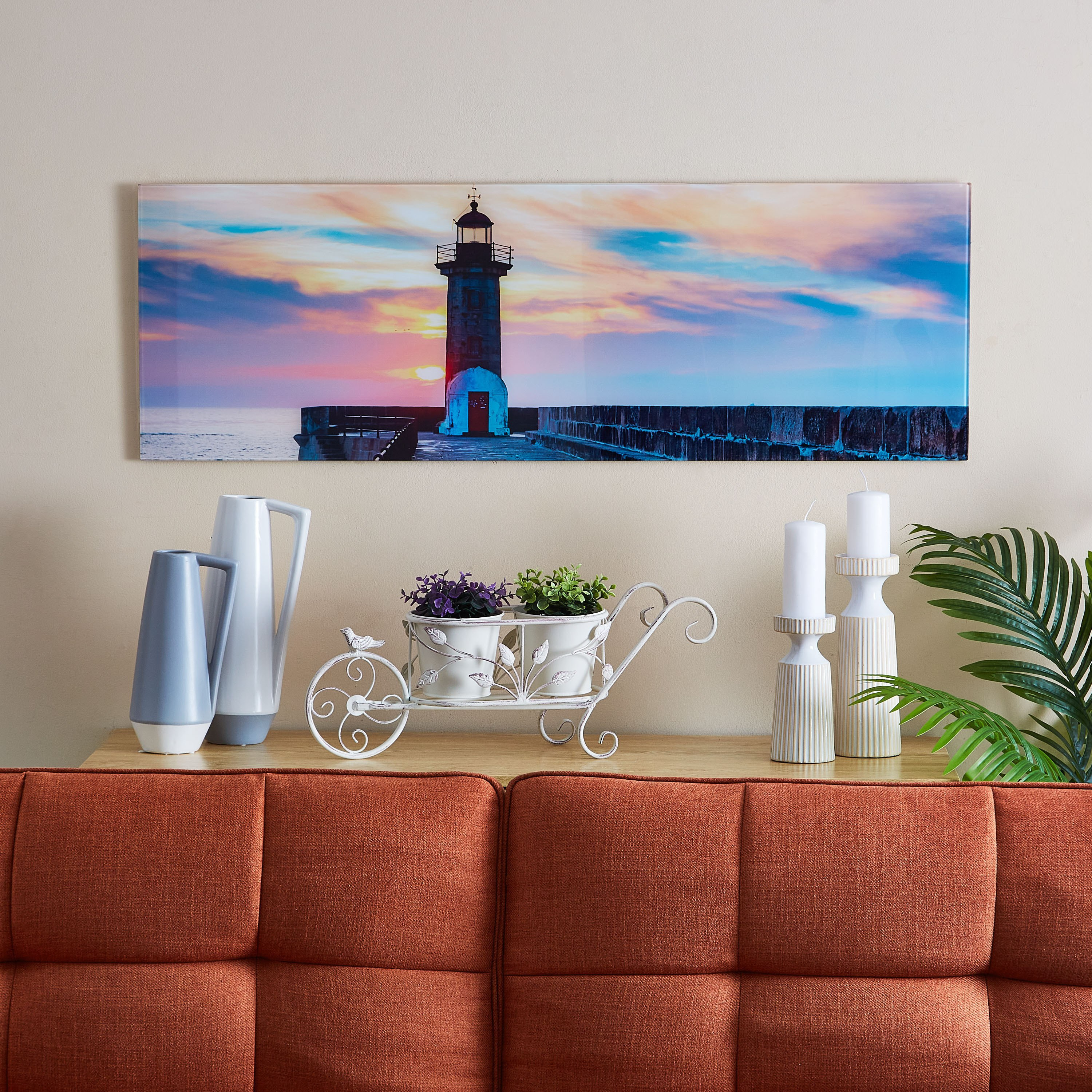 لوحة جدارية من الزجاج المعالج حرارياً لتصميم منارة من كلود - 120x1x40 سم-hbxhomeware-hbxdecorandfurnishings-image-4